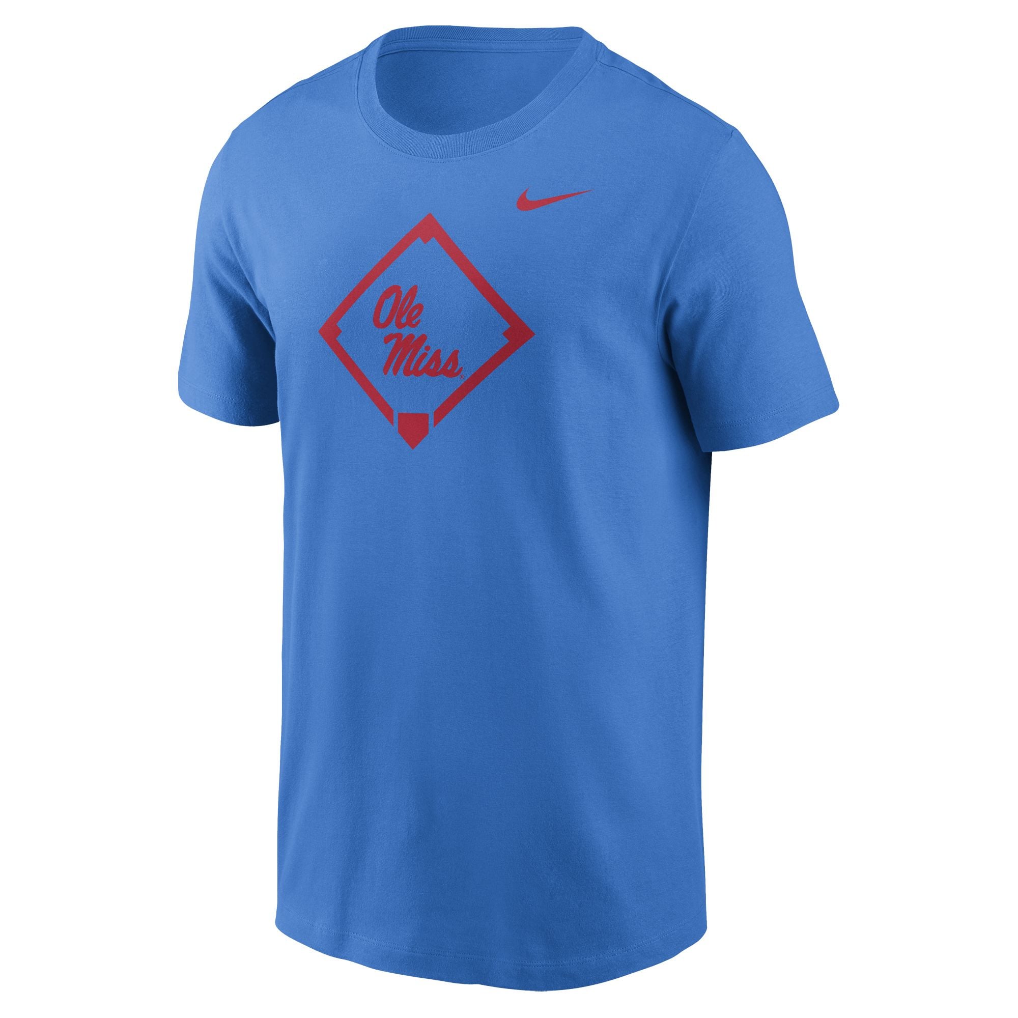 Mens NIKE lbl Mississippi Rebels DRI- FIT COTTON SS TEE