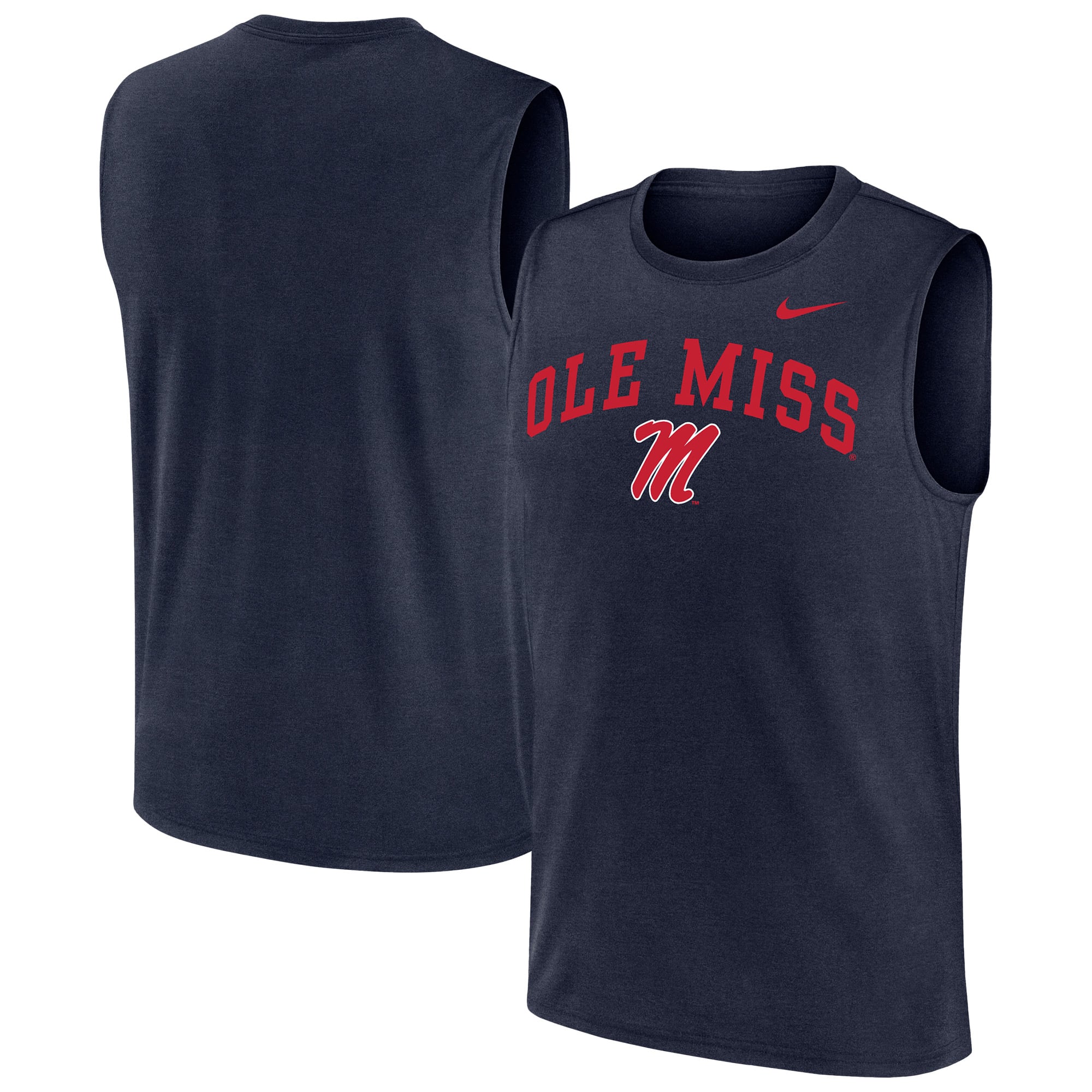 Men's Nike Navy Ole Miss Rebels Legend Dri-FIT Tank Top