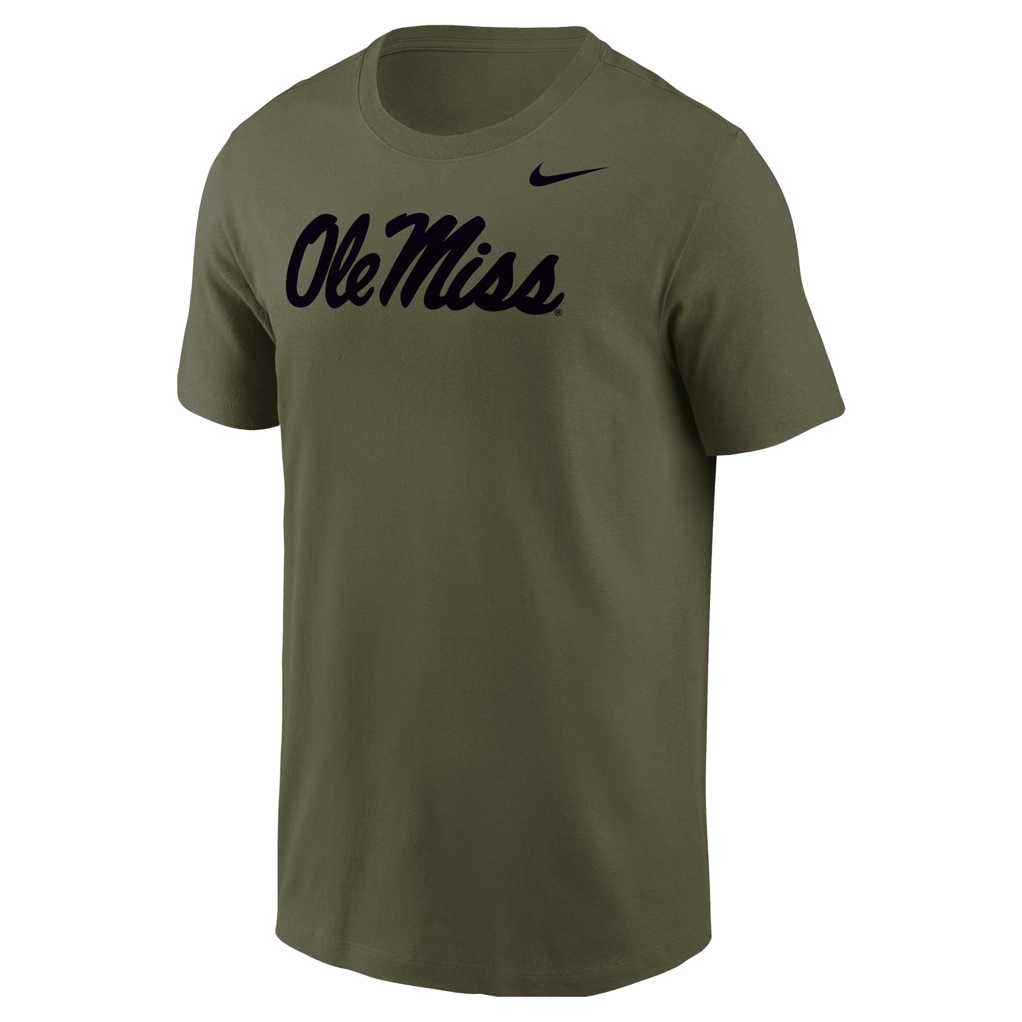 T-shirt militaire Nike Olive Ole Miss Rebels pour homme