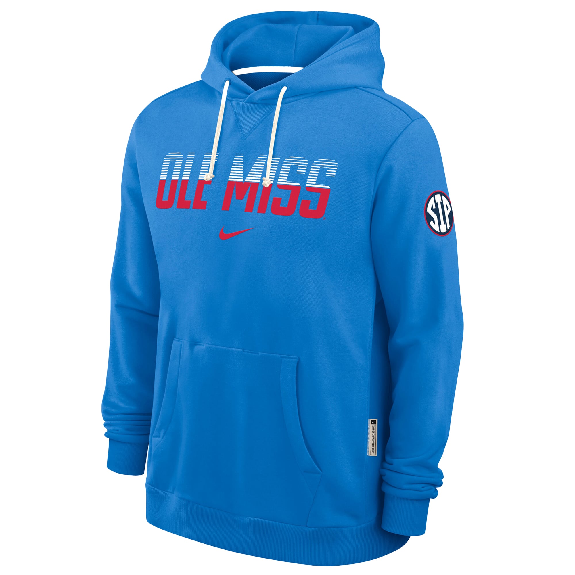 Men's Nike Powder Blue Ole Miss Rebels 2026 Sideline Standard Issue Dri-FIT Hoodie