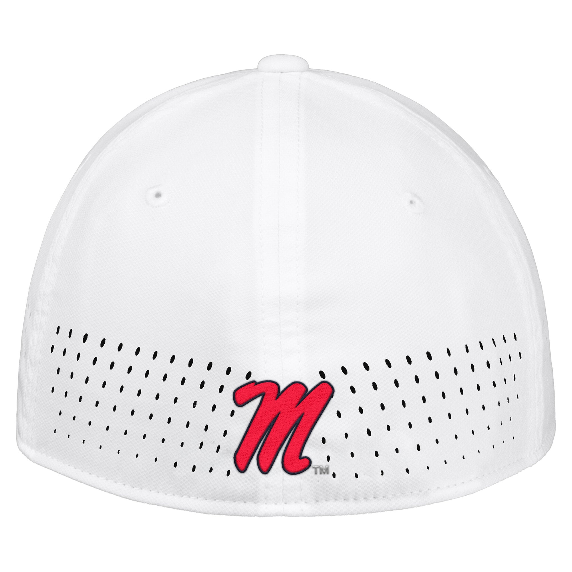 Casquette Nike blanche Ole Miss Rebels 2026 On-Field AeroBill SwooshFlex Dri-FIT pour homme