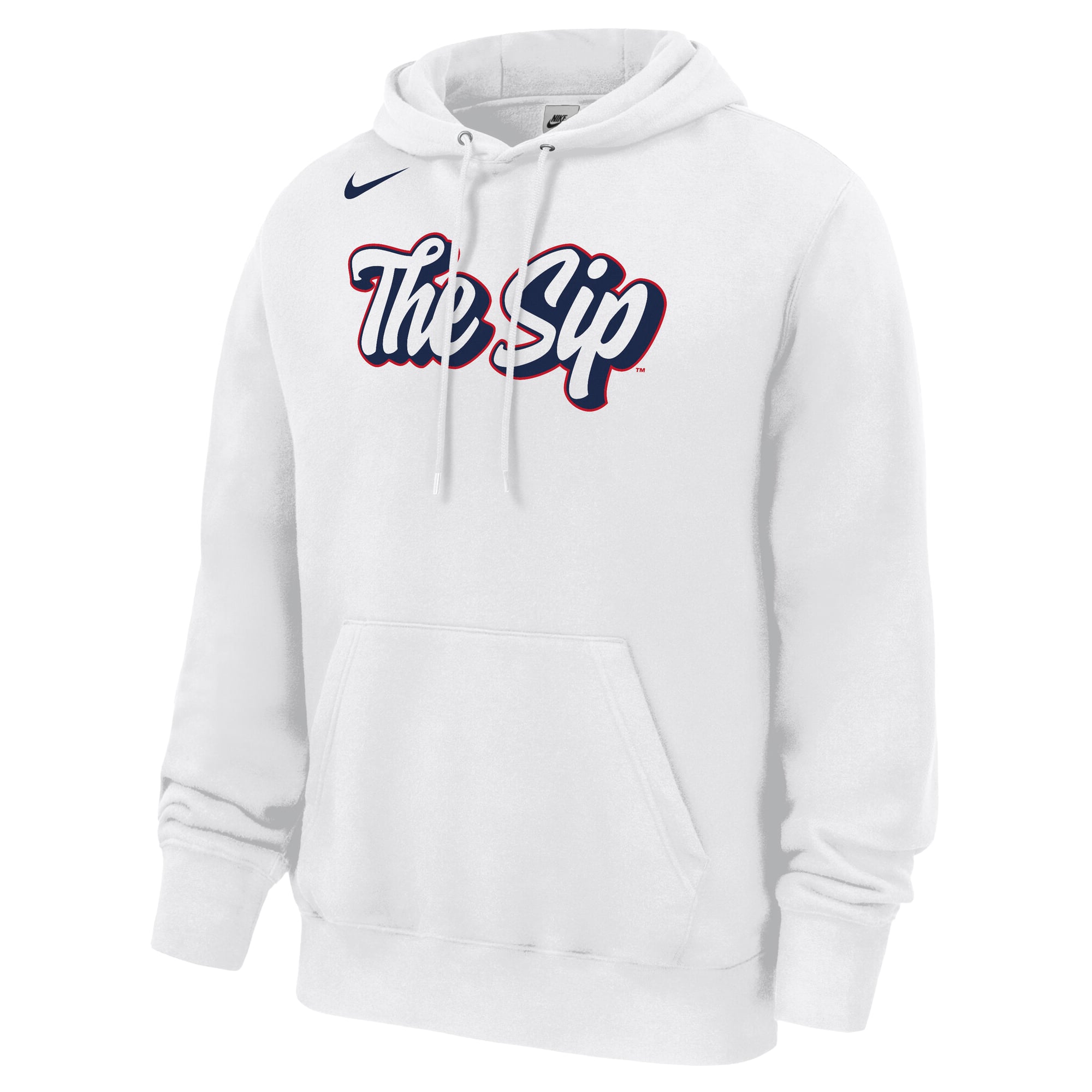 Men's Nike White Ole Miss Rebels The Sip Club Fleece Pullover Hoodie
