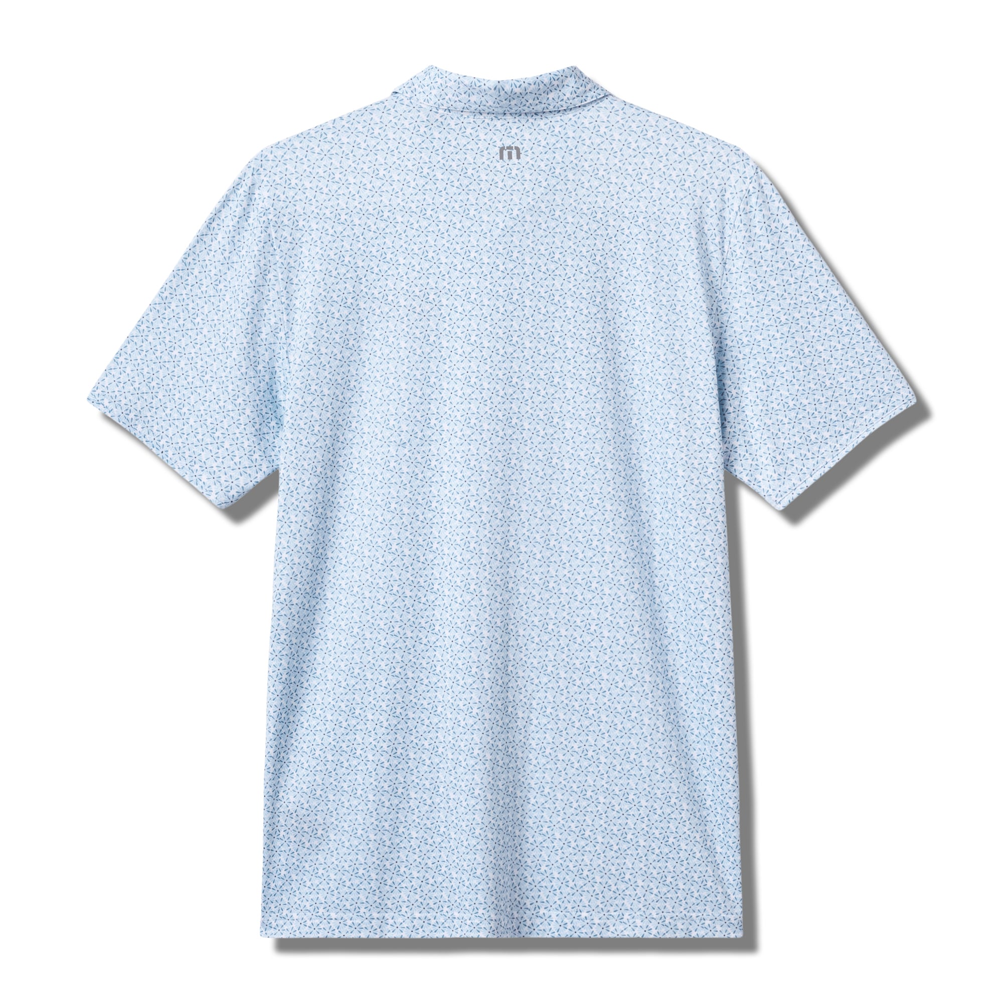 Polo homme TravisMathew blanc/bleu Ole Miss Rebels College Bound en mélange de trois matières
