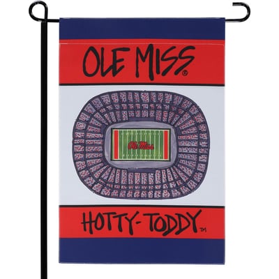 Bannière verticale de stade Ole Miss Rebels 12'' x 18''