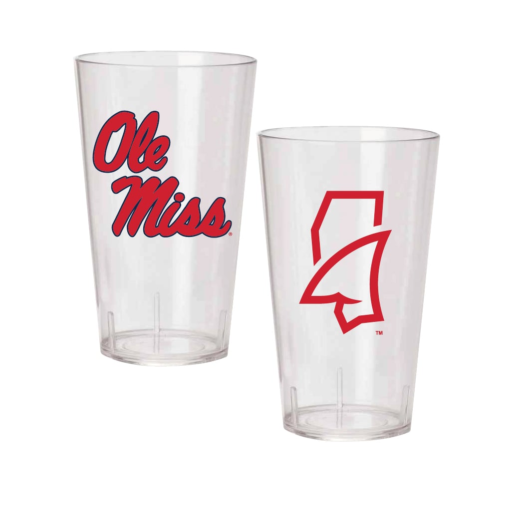 Ensemble de deux gobelets isothermes Ole Miss Rebels de 710 ml (24 oz) en Tritan