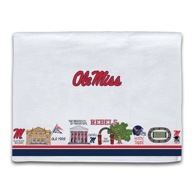 Torchon de cuisine à l'effigie des Ole Miss Rebels