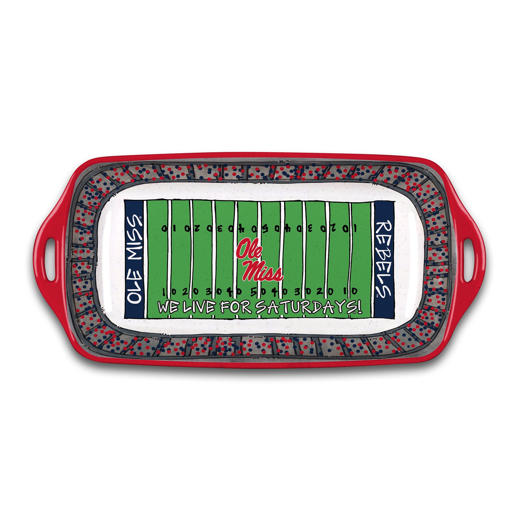 Plateau de stade en mélamine Ole Miss Rebels
