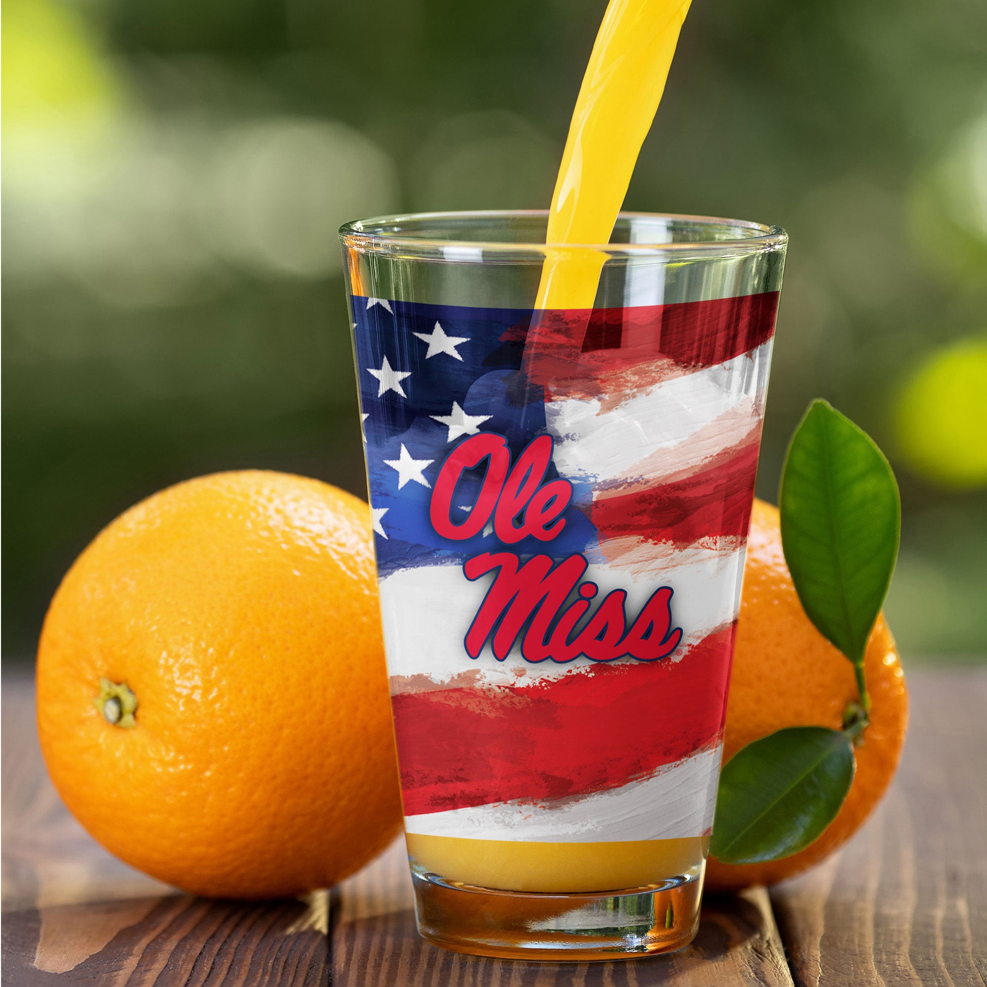 Ole Miss Rebels Two-Pack 16oz. Americana Pint Glass Set