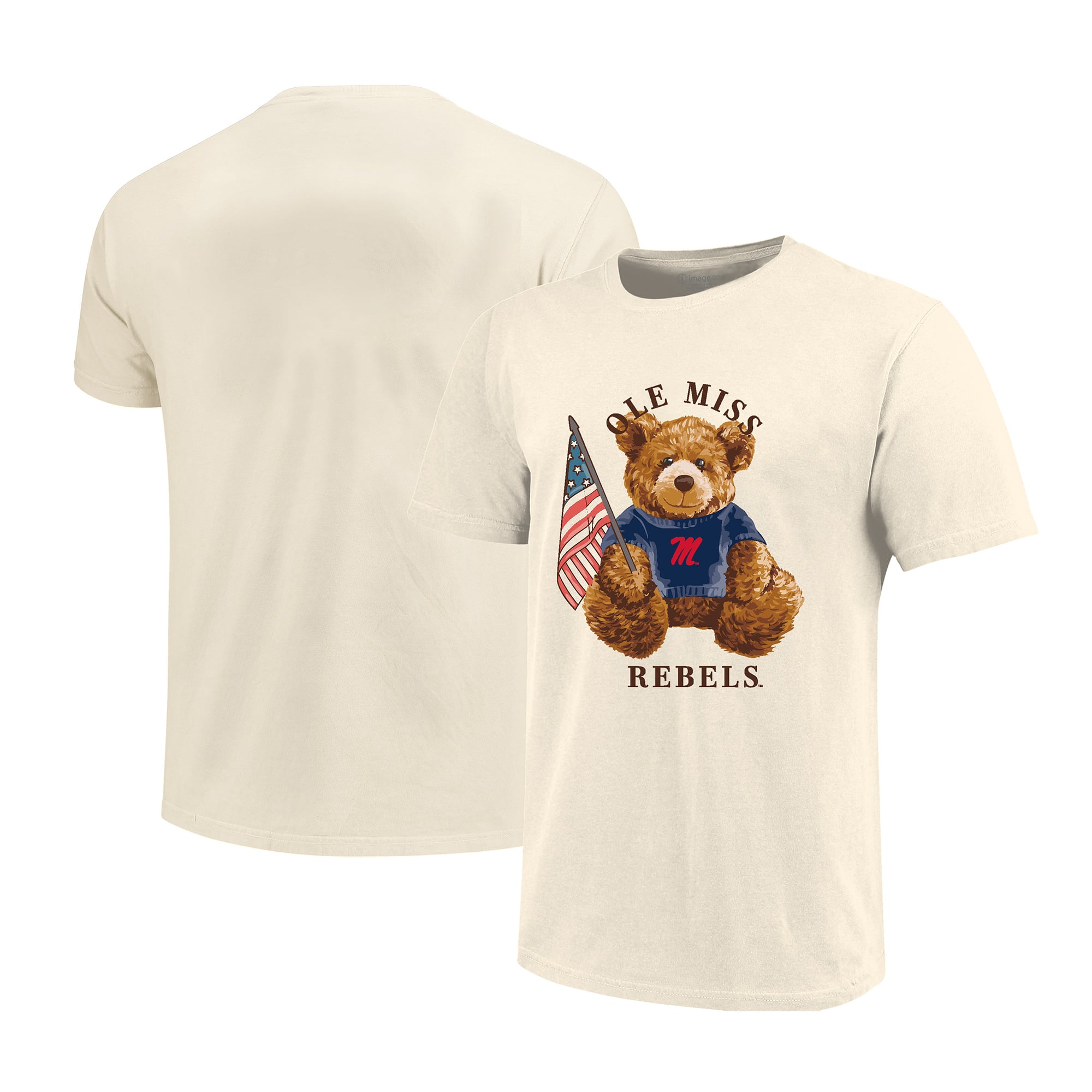 T-shirt crème pour tout-petit Ole Miss Rebels All-American Teddi