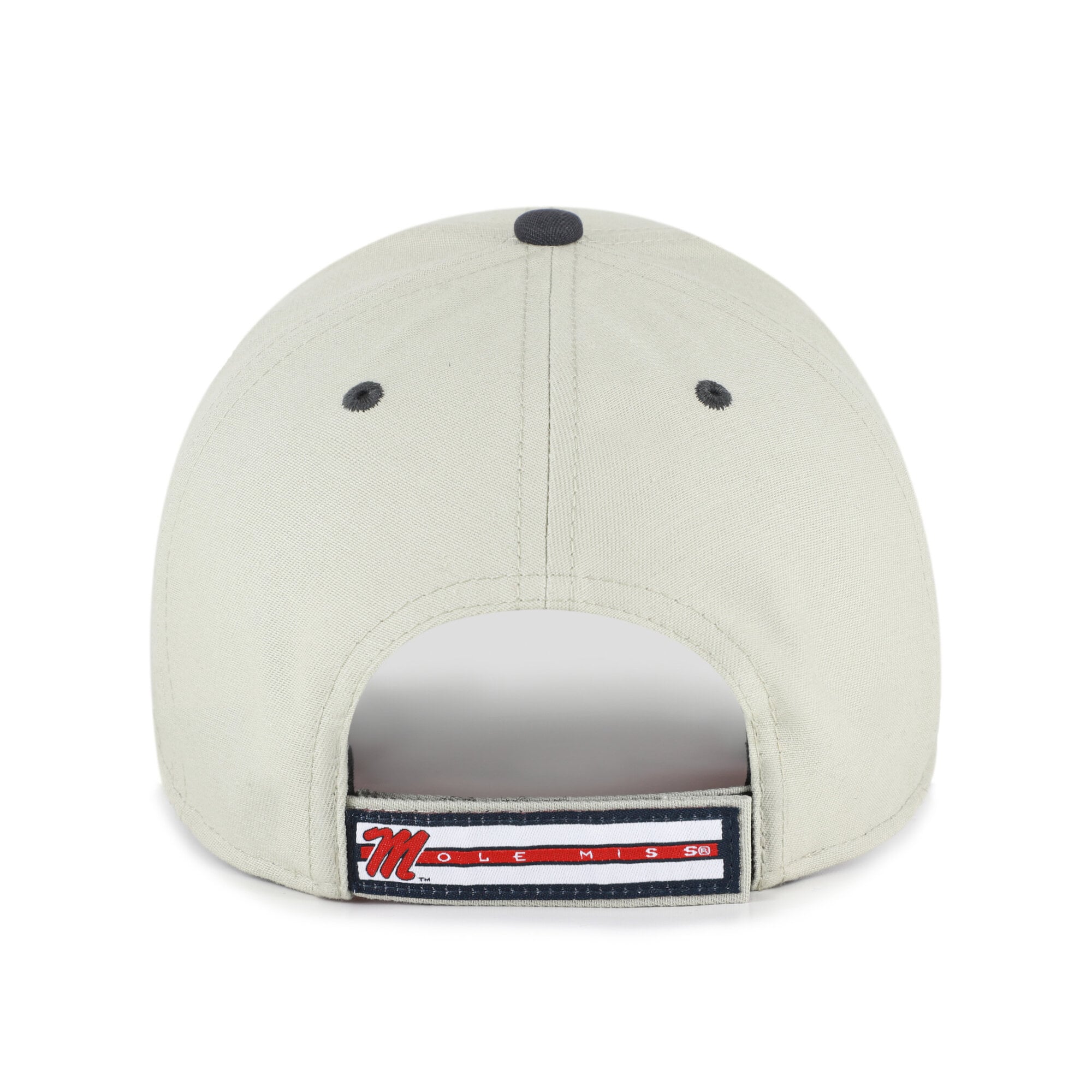 Casquette unisexe ajustable Ole Miss Rebels '47 grise/noire, inscription demi-bloc MVP