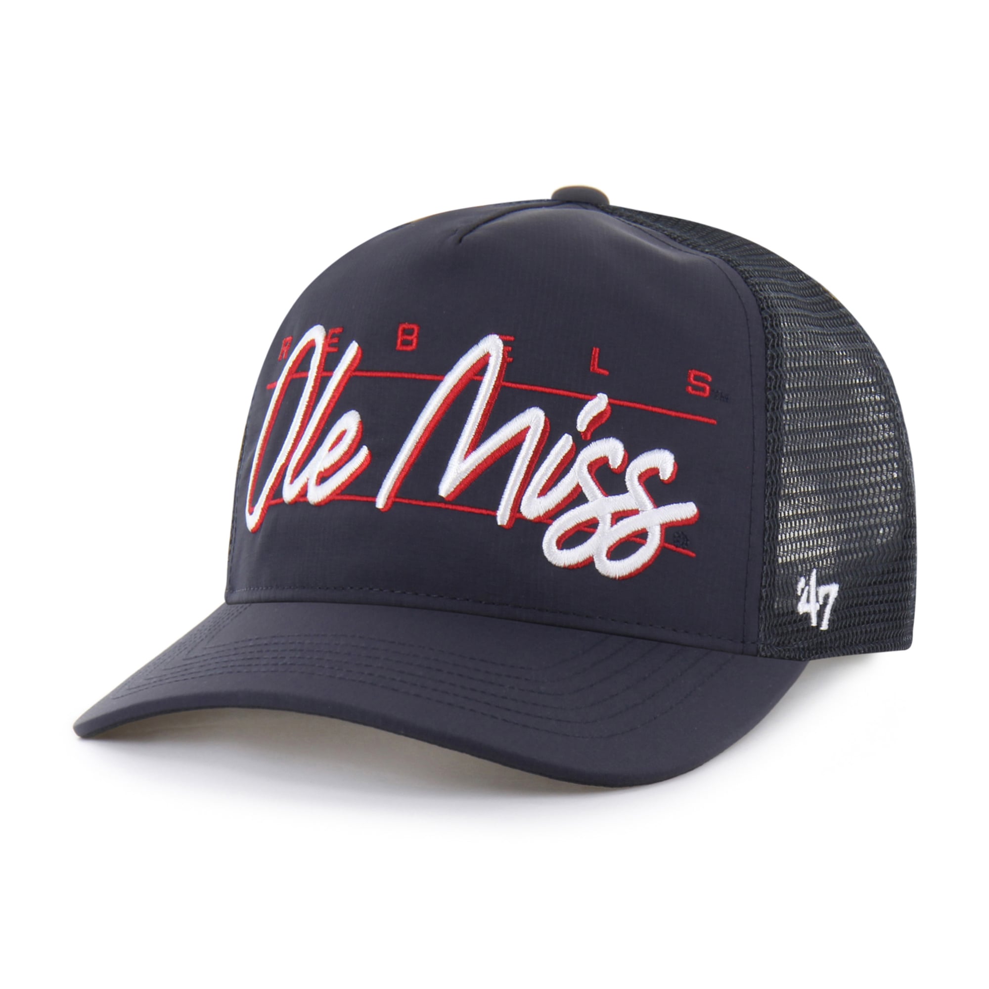 Unisex '47 Navy Ole Miss Rebels brrr° Condor Mesh Hitch Adjustable Hat