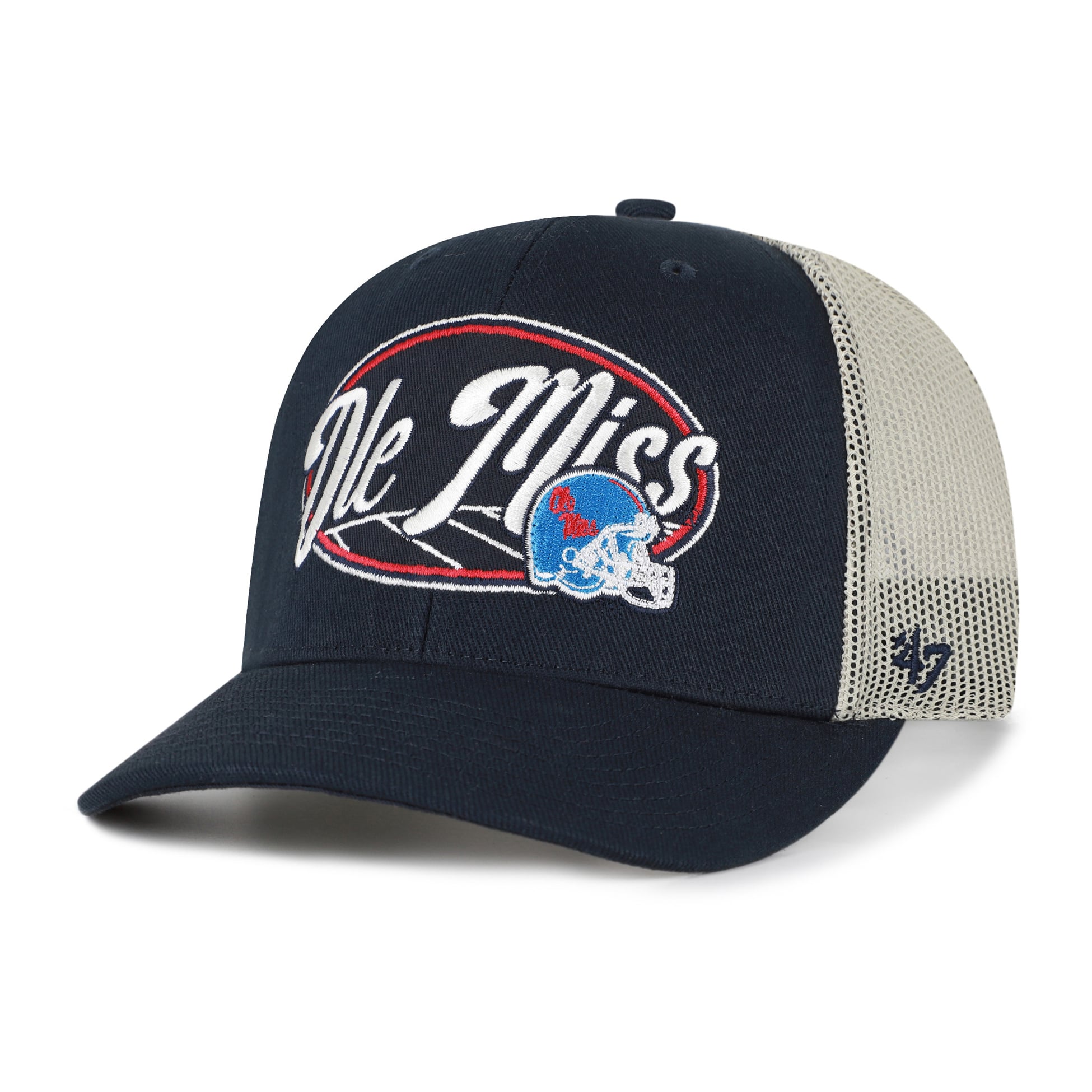 Unisex '47 Navy Ole Miss Rebels Enfield Adjustable Trucker Hat