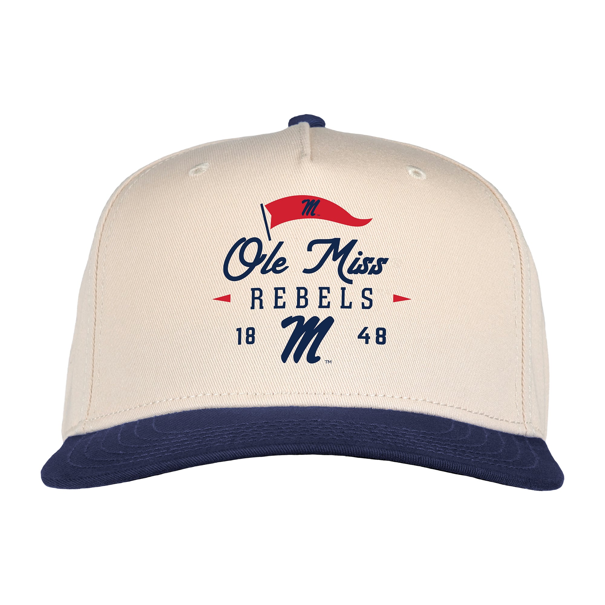 Unisex Ahead Cream Ole Miss Rebels The 1995 Adjustable Hat