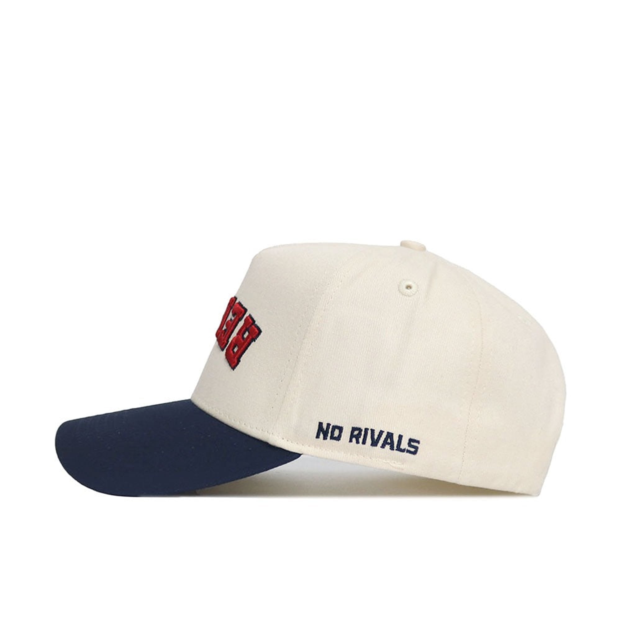 Casquette unisexe No Rivals Natural/Navy Ole Miss Rebels Upside Down Classic Colors ajustable