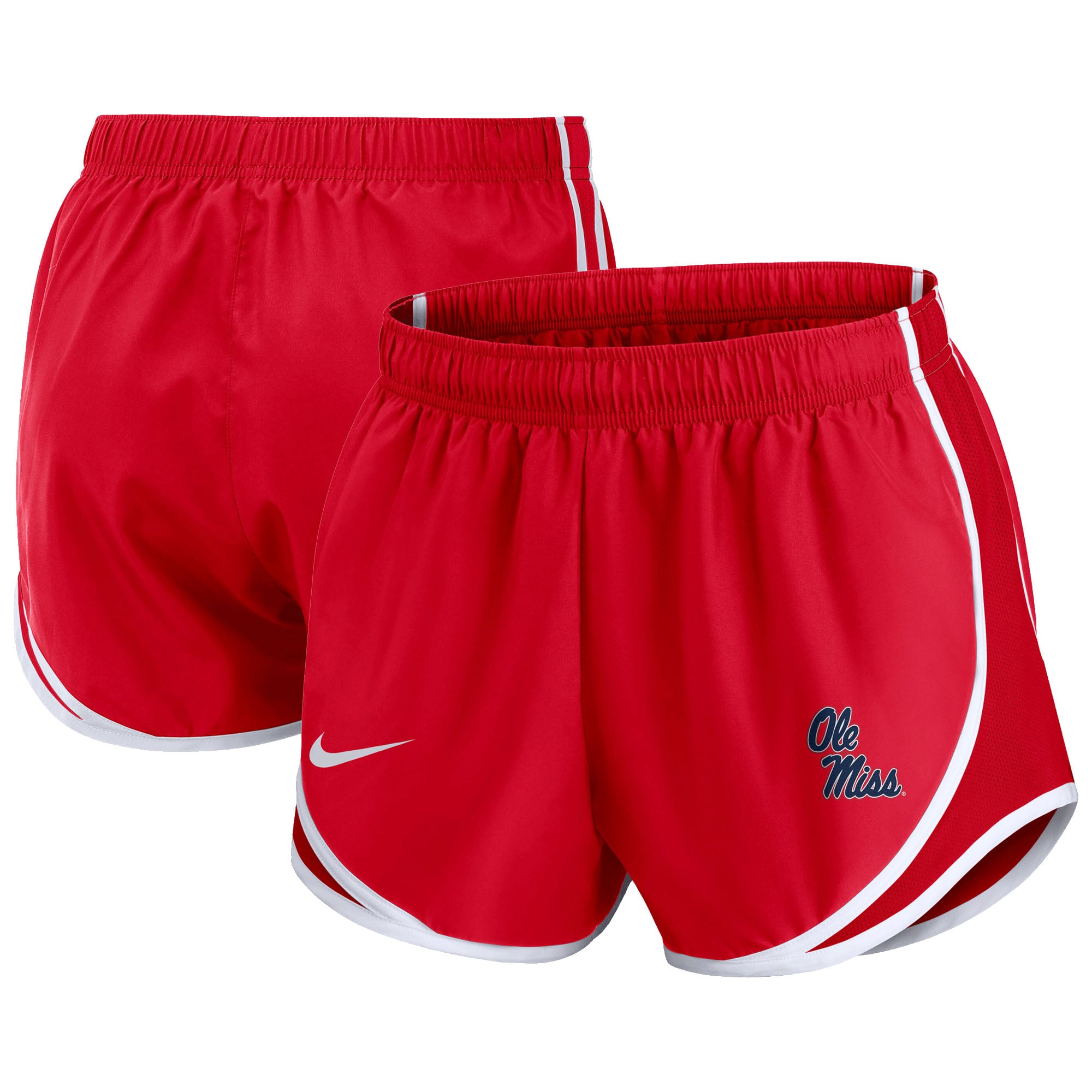 Women's Nike Red Ole Miss Rebels Tempo Dri-FIT Shorts