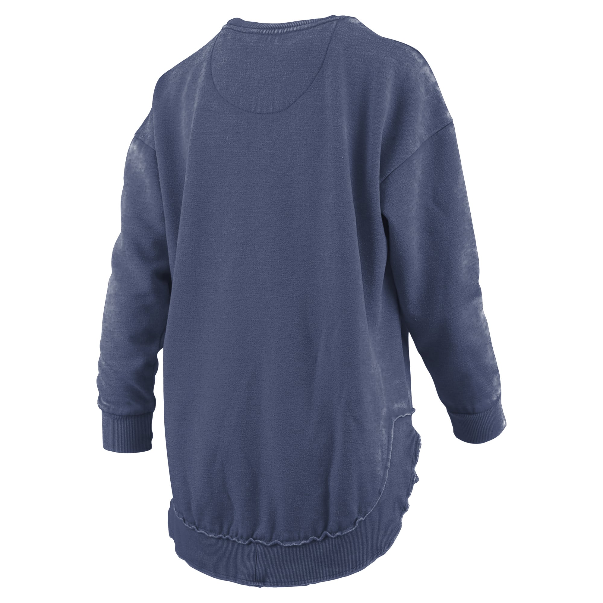 Sweat-shirt à col rond Pressbox bleu marine Ole Miss Rebels Blitz pour femme