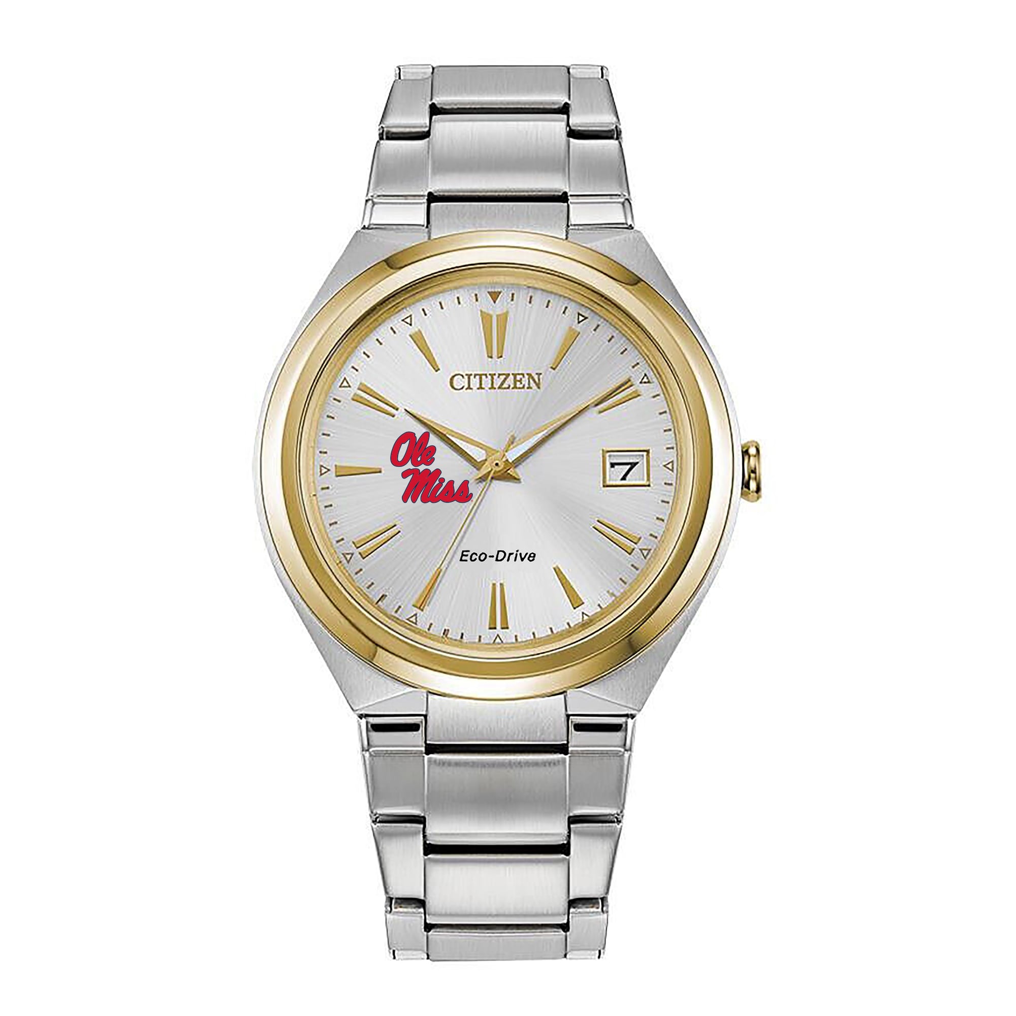 Ole Miss Silver and Gold Watch Amazon.com: SunTime Mississippi Rebels Men main image 3