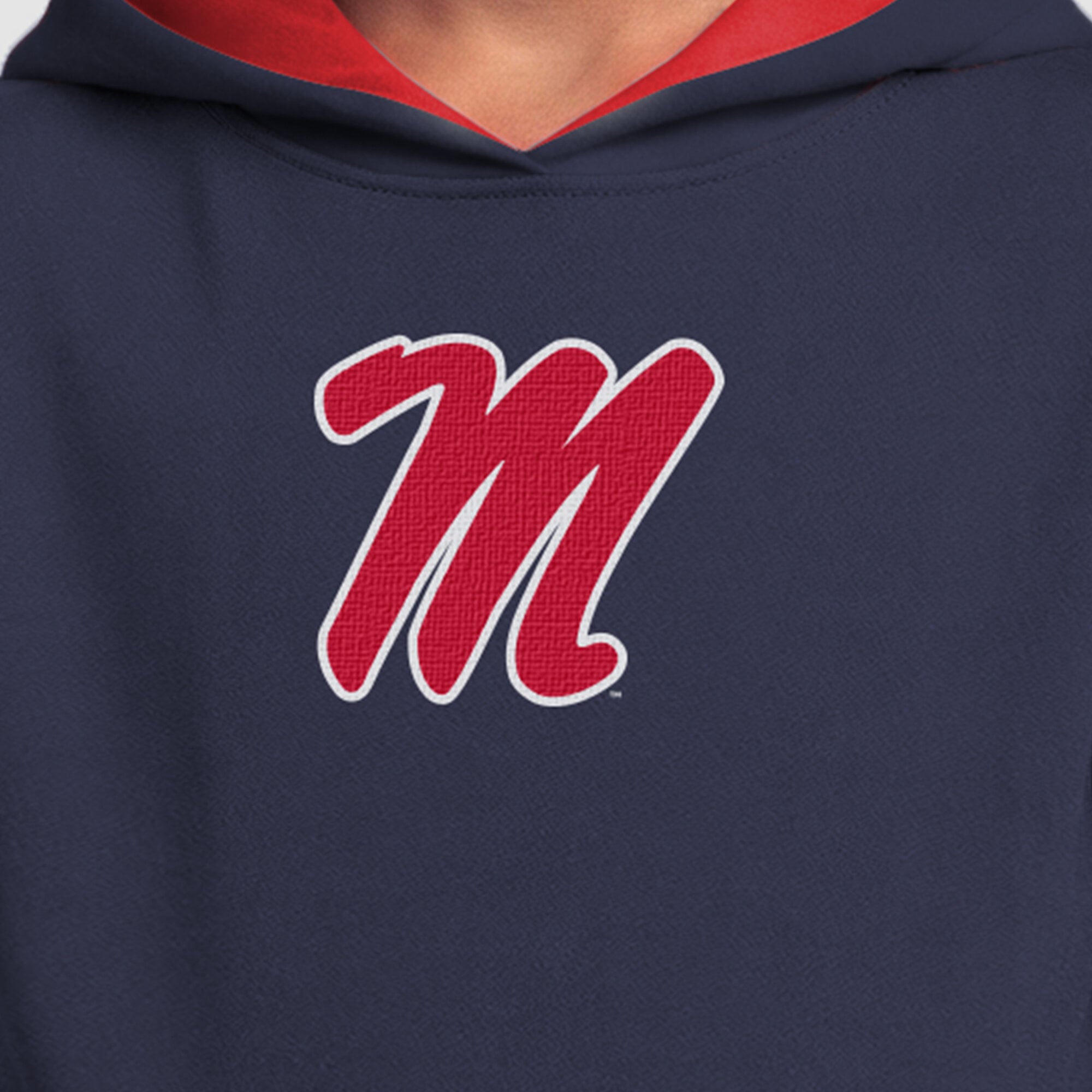 Youth Champion  Powder Blue Ole Miss Rebels Fleece Hoodie