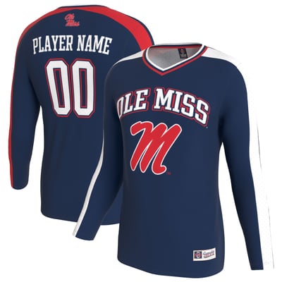 Ole Miss Rebels GameDay Greats Youth Lightweight Collegiate Women's Volleyball NIL Fashion Jersey - Navy