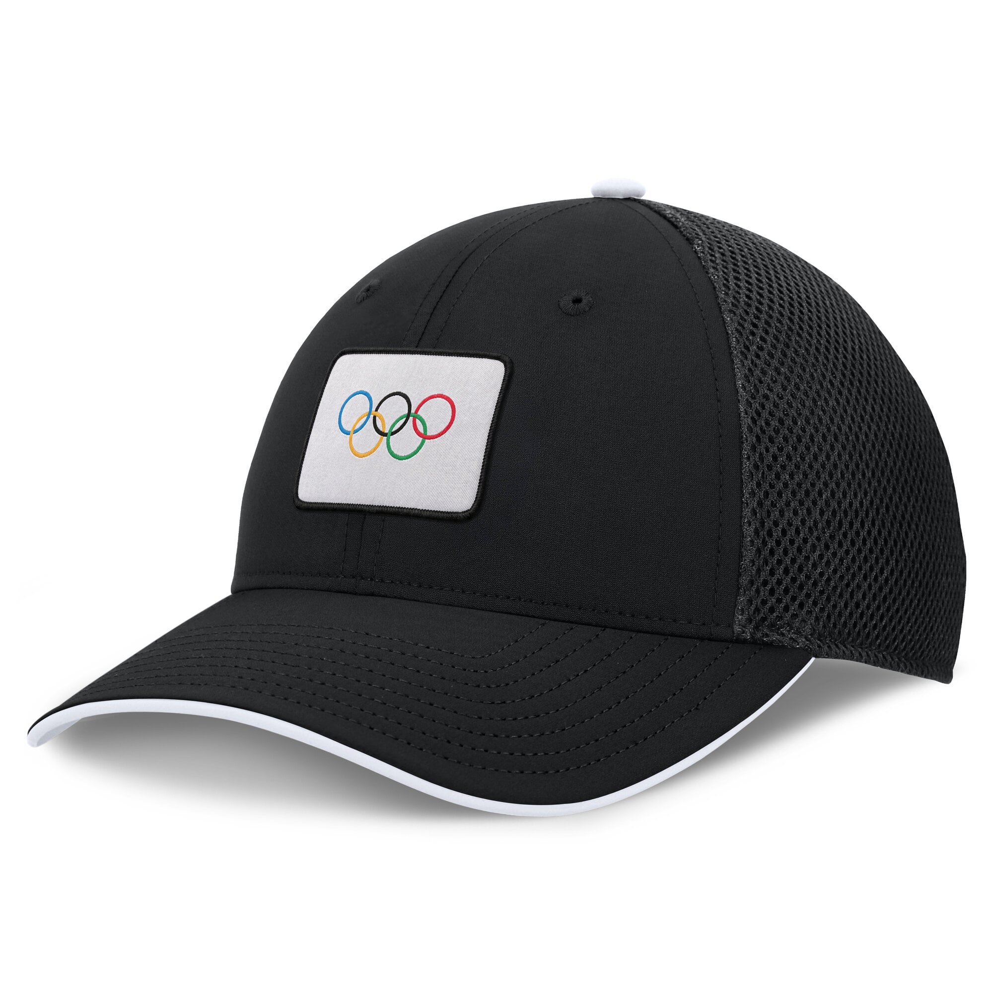 Casquette ajustable Fanatics noire pour homme, édition limitée Jeux Olympiques IOC.