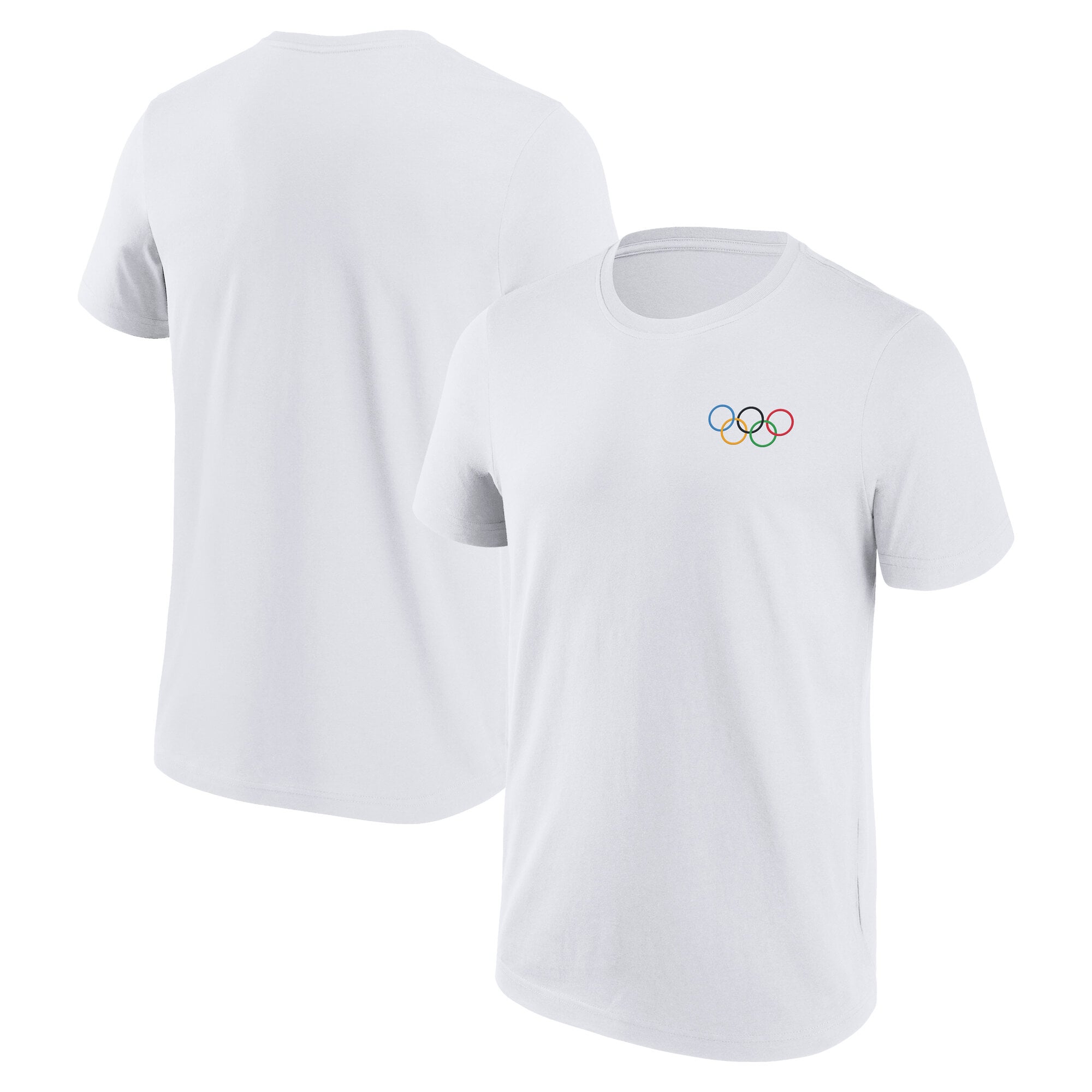 T-shirt Fanatics blanc pour homme, indispensable les Jeux olympiques