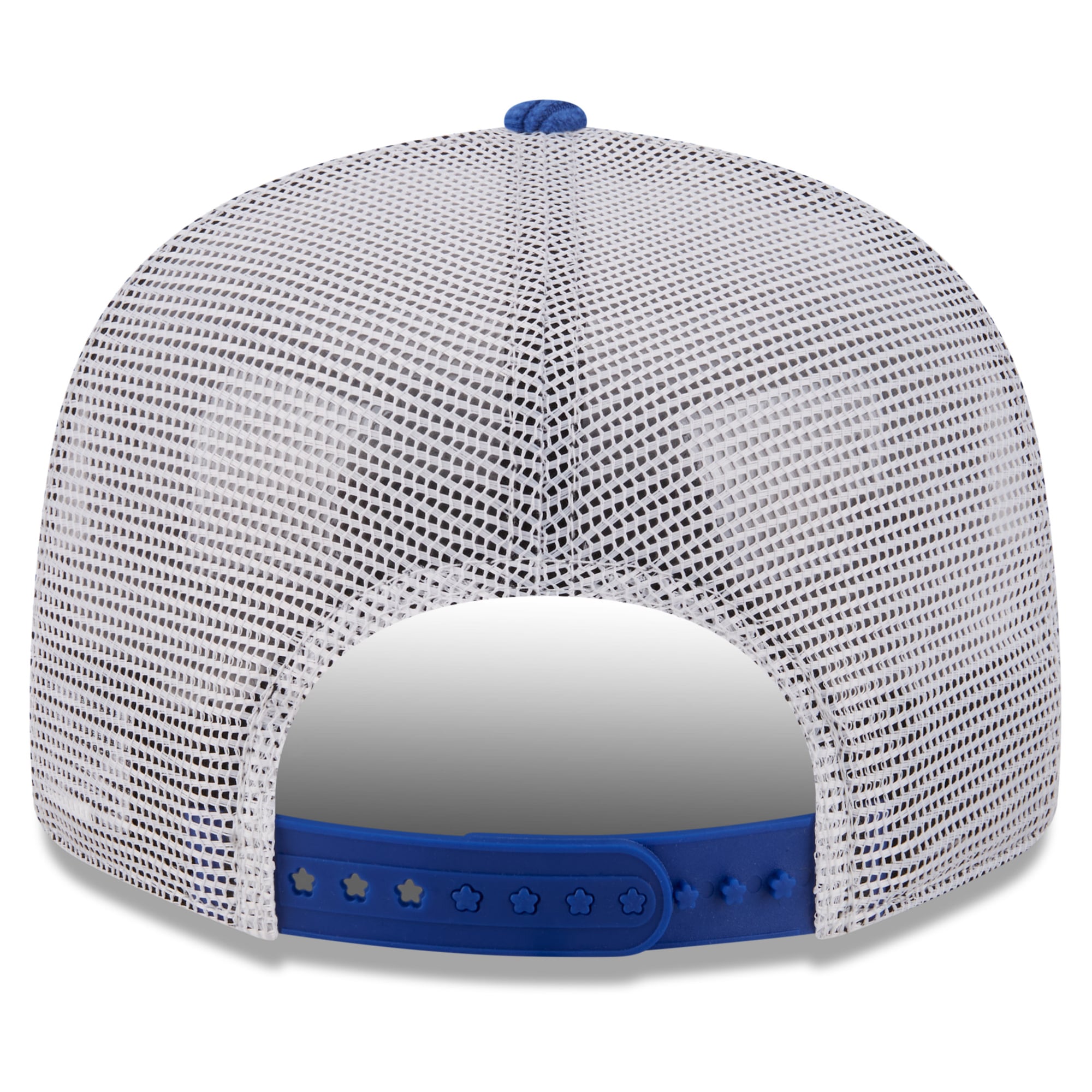 Casquette trucker New Era LA84 Rope 9FIFTY pour homme, bleu roi/blanc, édition limitée Jeux Olympiques