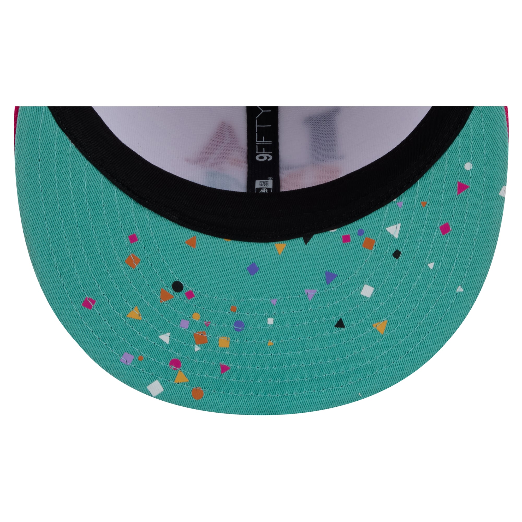 Casquette snapback New Era LA84 9FIFTY pour homme, blanche et rose, édition Jeux Olympiques