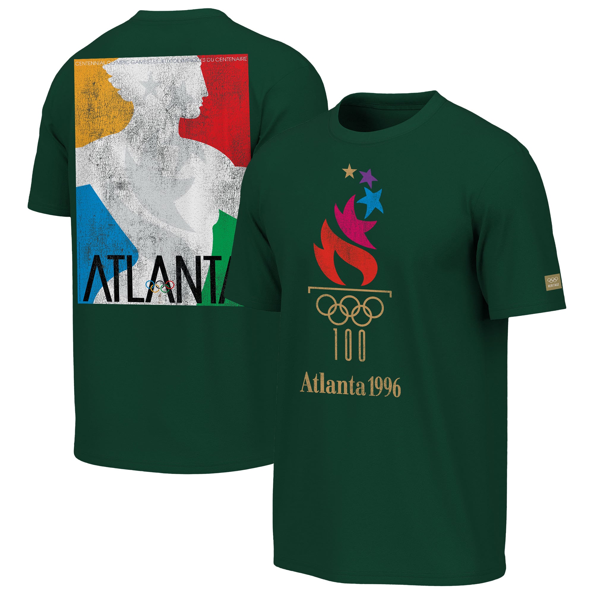 Atlanta 0 Vintage Hanes Olympic Shirt Games | Polo Olympics T 