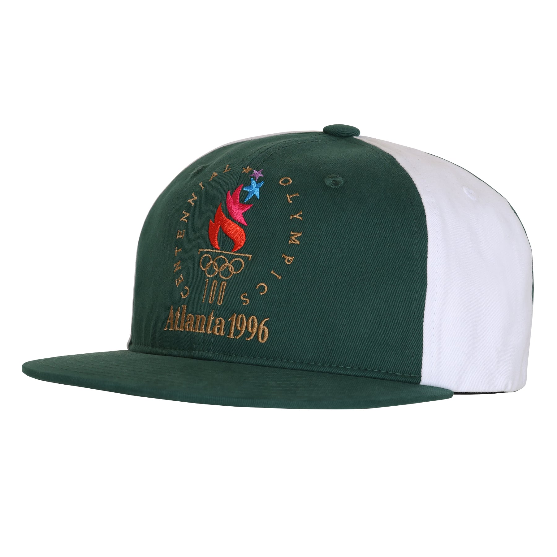 Casquette snapback verte et blanche Outerstuff pour homme, édition spéciale Jeux olympiques d'été d'Atlanta 1996