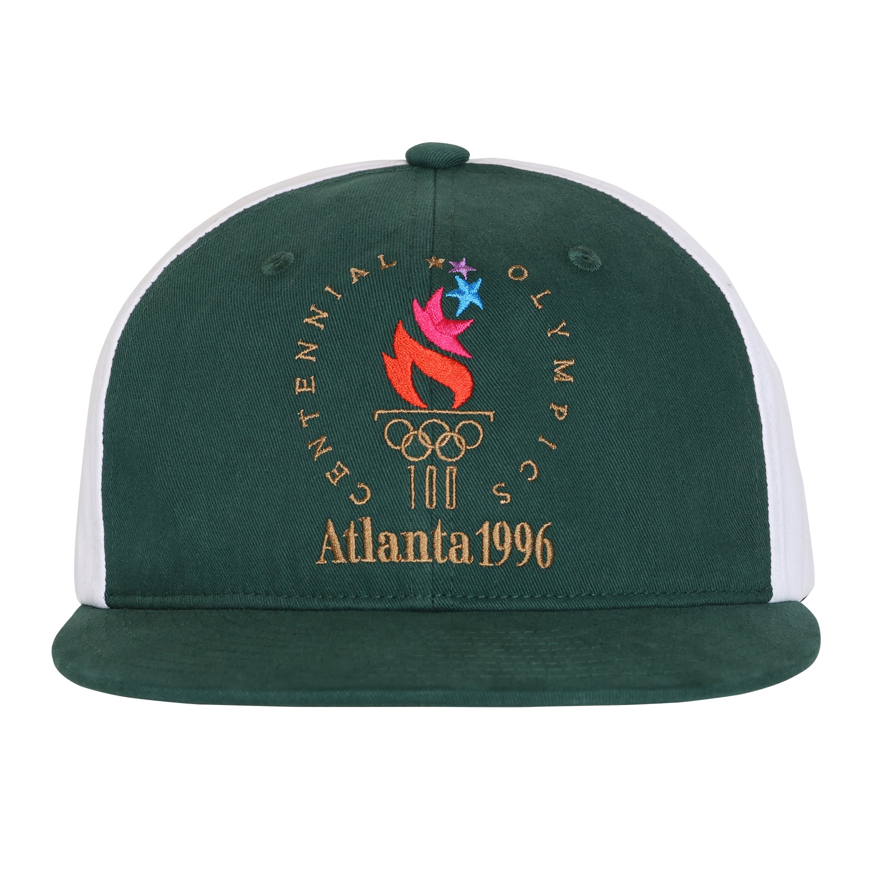 Casquette snapback verte et blanche Outerstuff pour homme, édition spéciale Jeux olympiques d'été d'Atlanta 1996