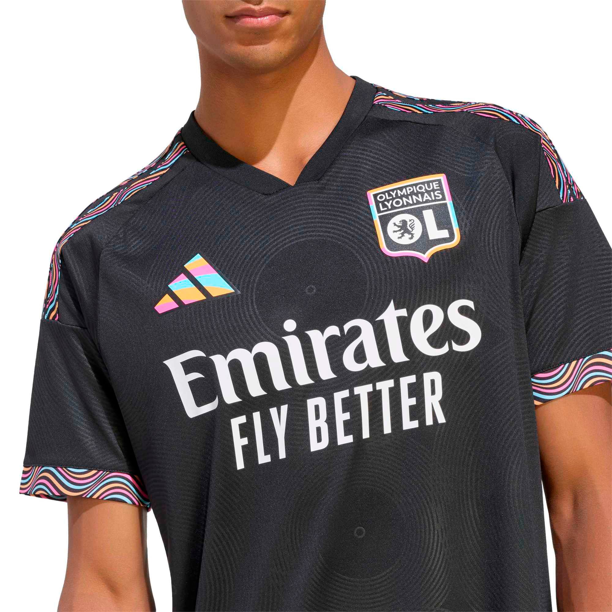 Men's adidas White Olympique Lyonnais Home 2026/27 Replica Jersey