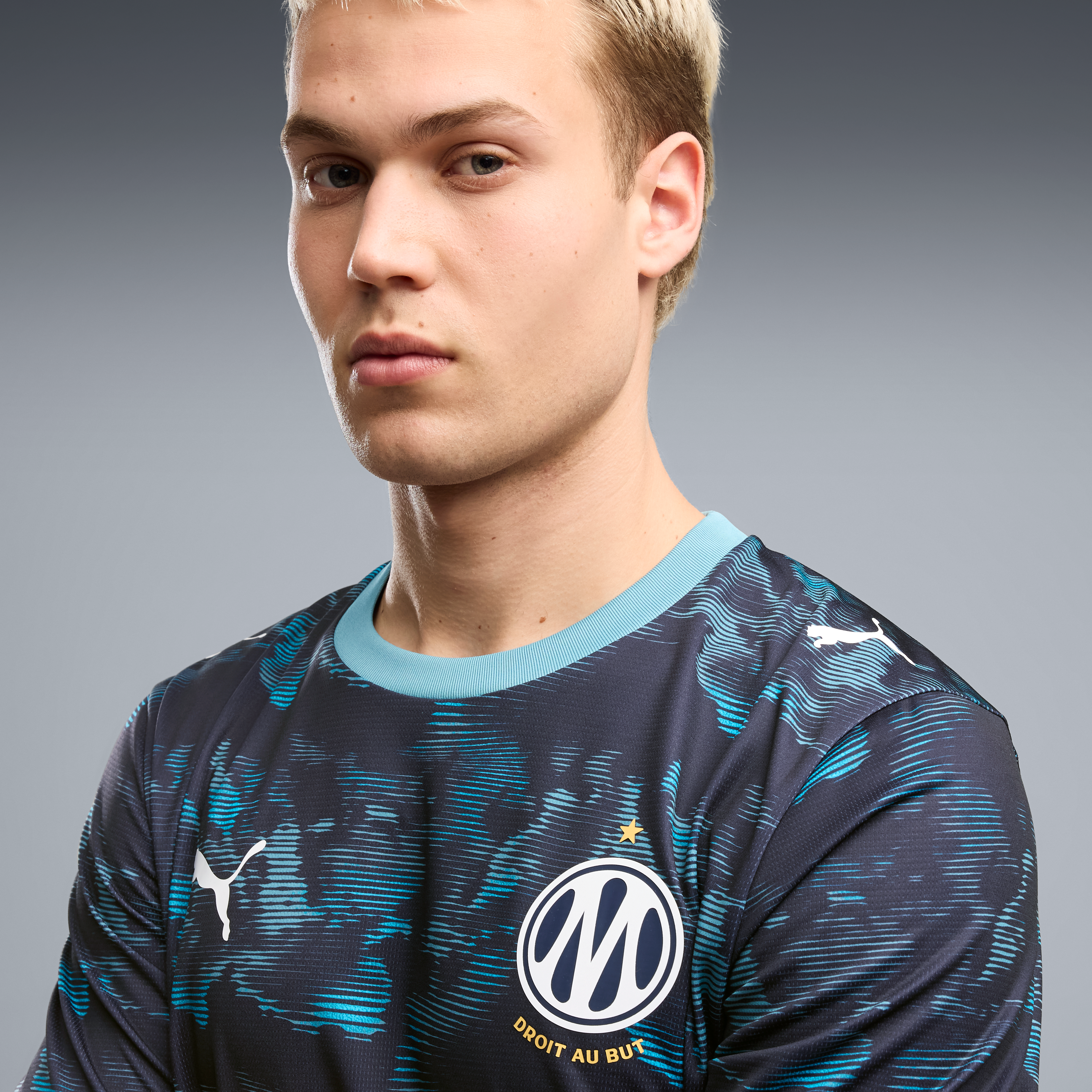 Men's Puma  Navy Olympique Marseille 2026/27 Away Replica Jersey