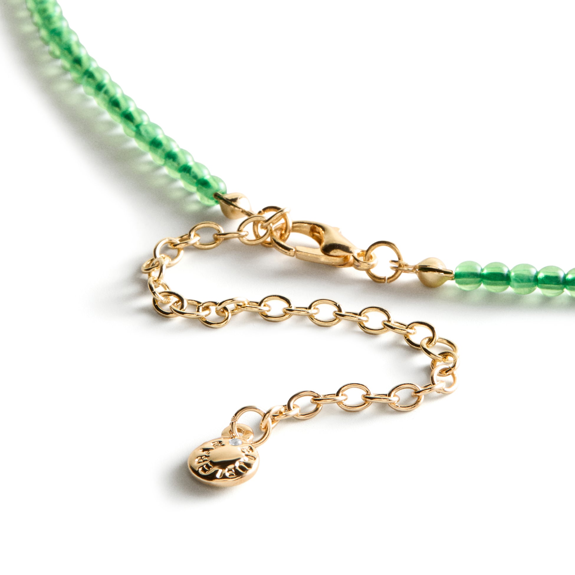 Collier à slogan délicat en perles BaubleBar Oregon Ducks