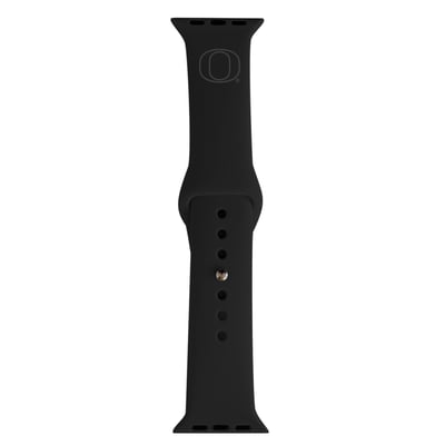 Oregon Ducks 42/44mm Apple Watch Band - Black
