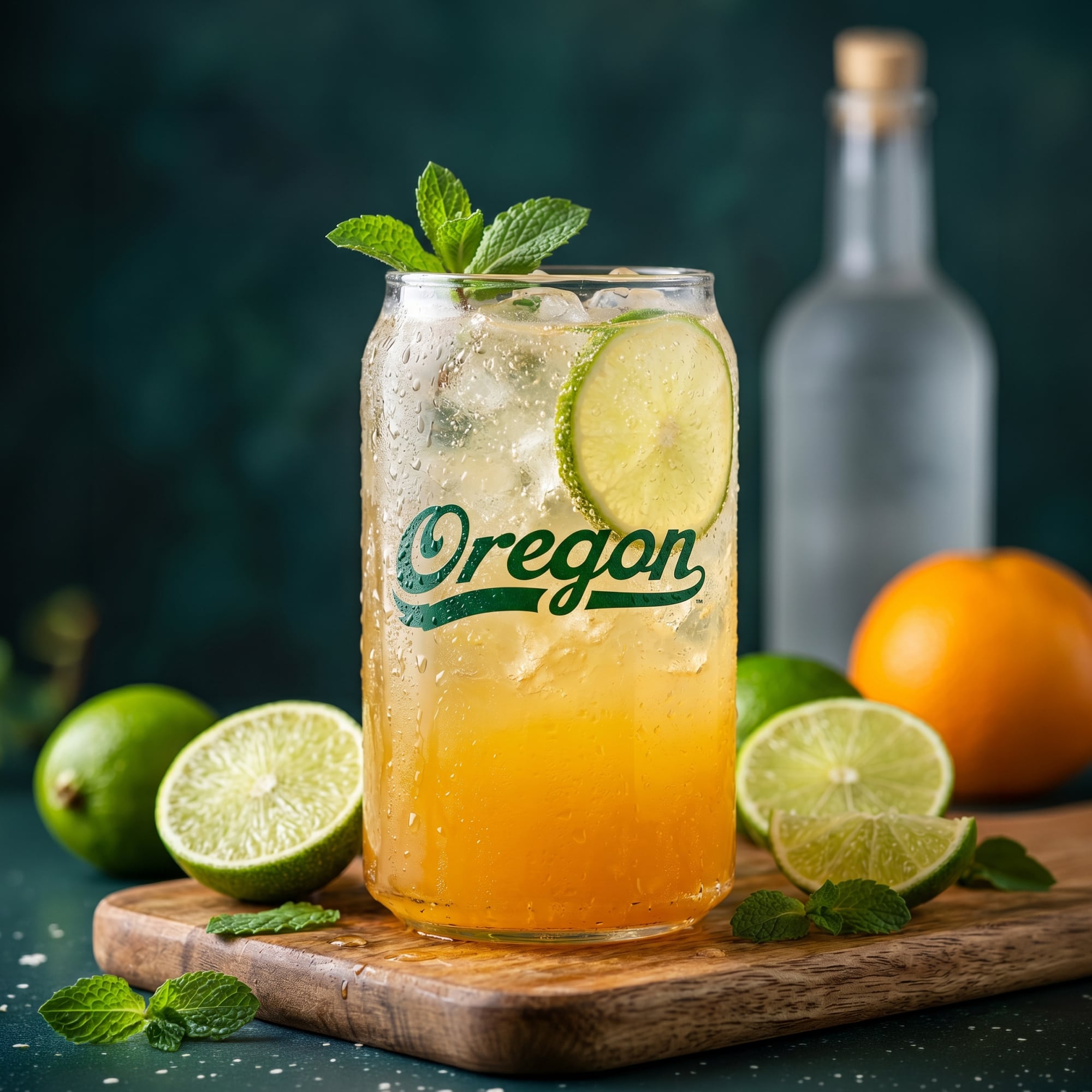 Ensemble de 4 canettes en verre de collection Indigo Falls Oregon Ducks