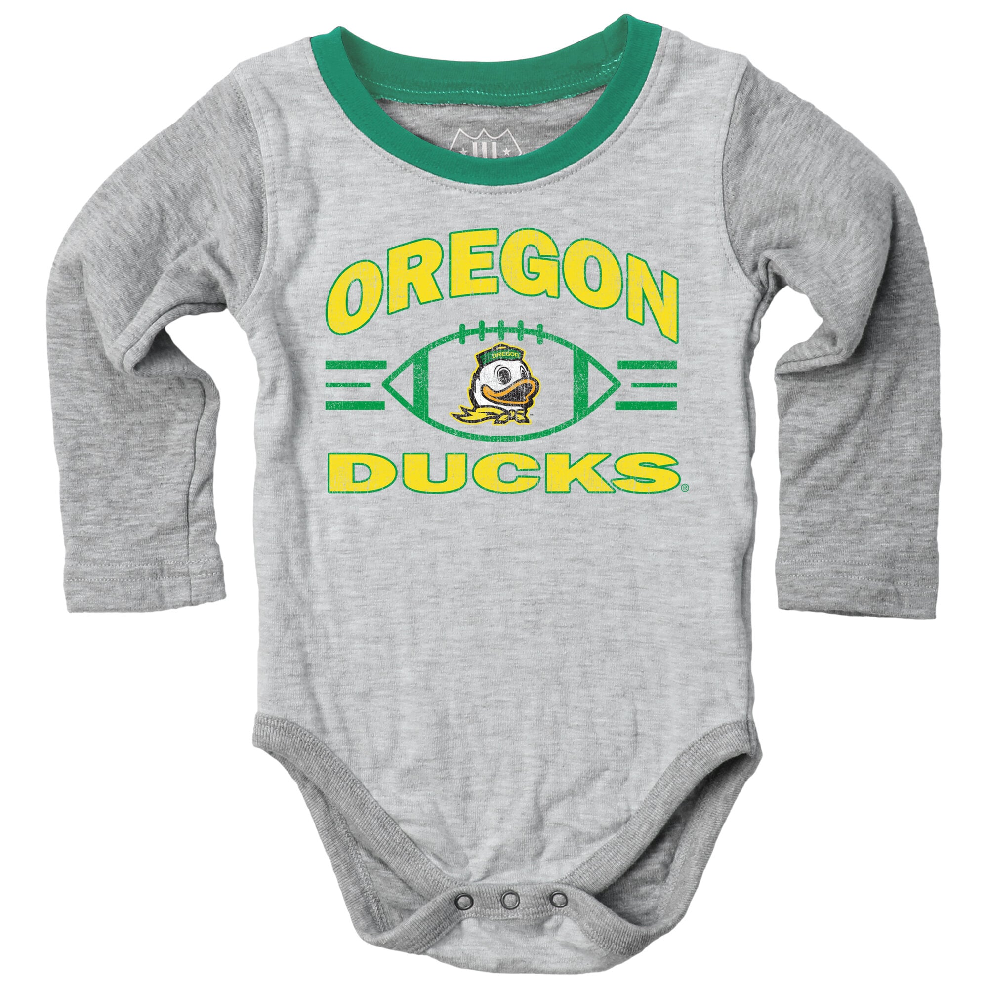 Infant Wes & Willy Heather Gray Oregon Ducks Jie Hopper Set