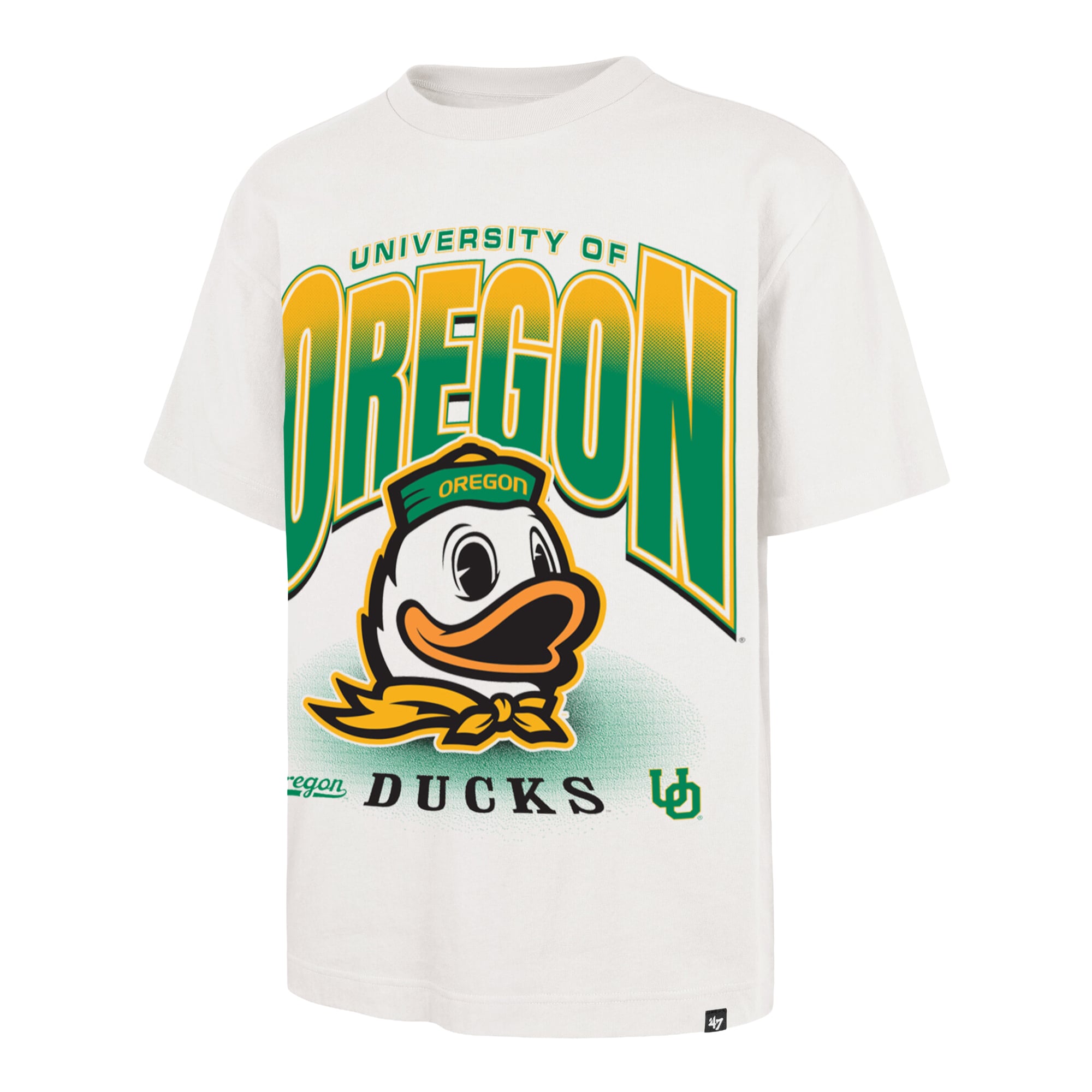 Men's '47 Cream Oregon Ducks Team Flex Foundation T-Shirt