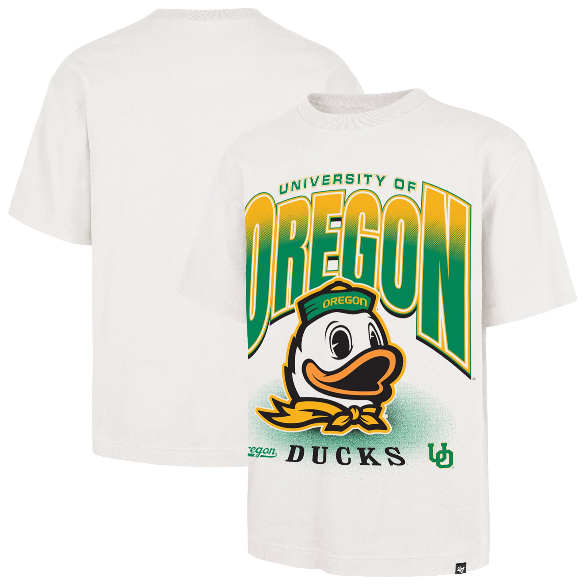 Men's '47 Cream Oregon Ducks Team Flex Foundation T-Shirt