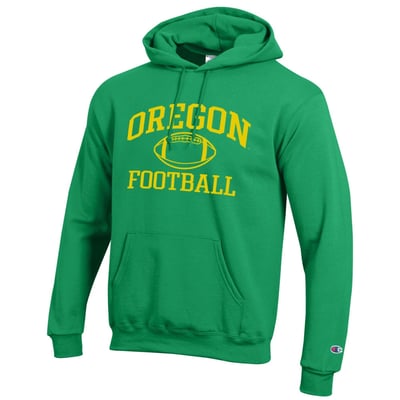 Oregon Ducks Champion Football Icon Hoodie - Green