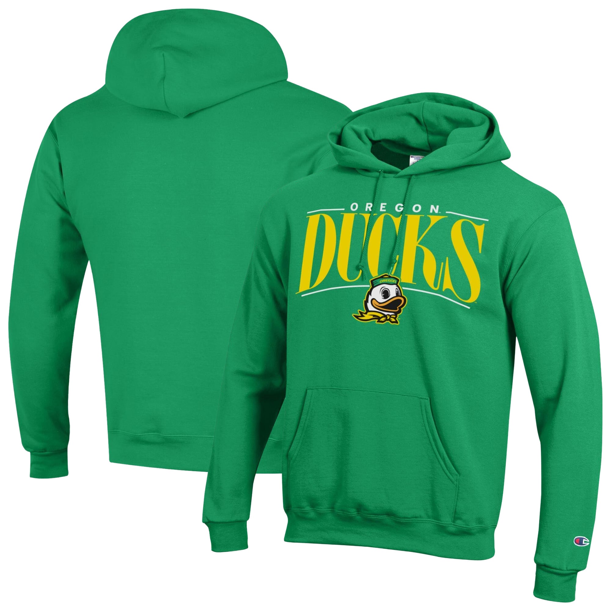 Men's Champion Green Oregon Ducks Team Pride Powerblend Hoodie