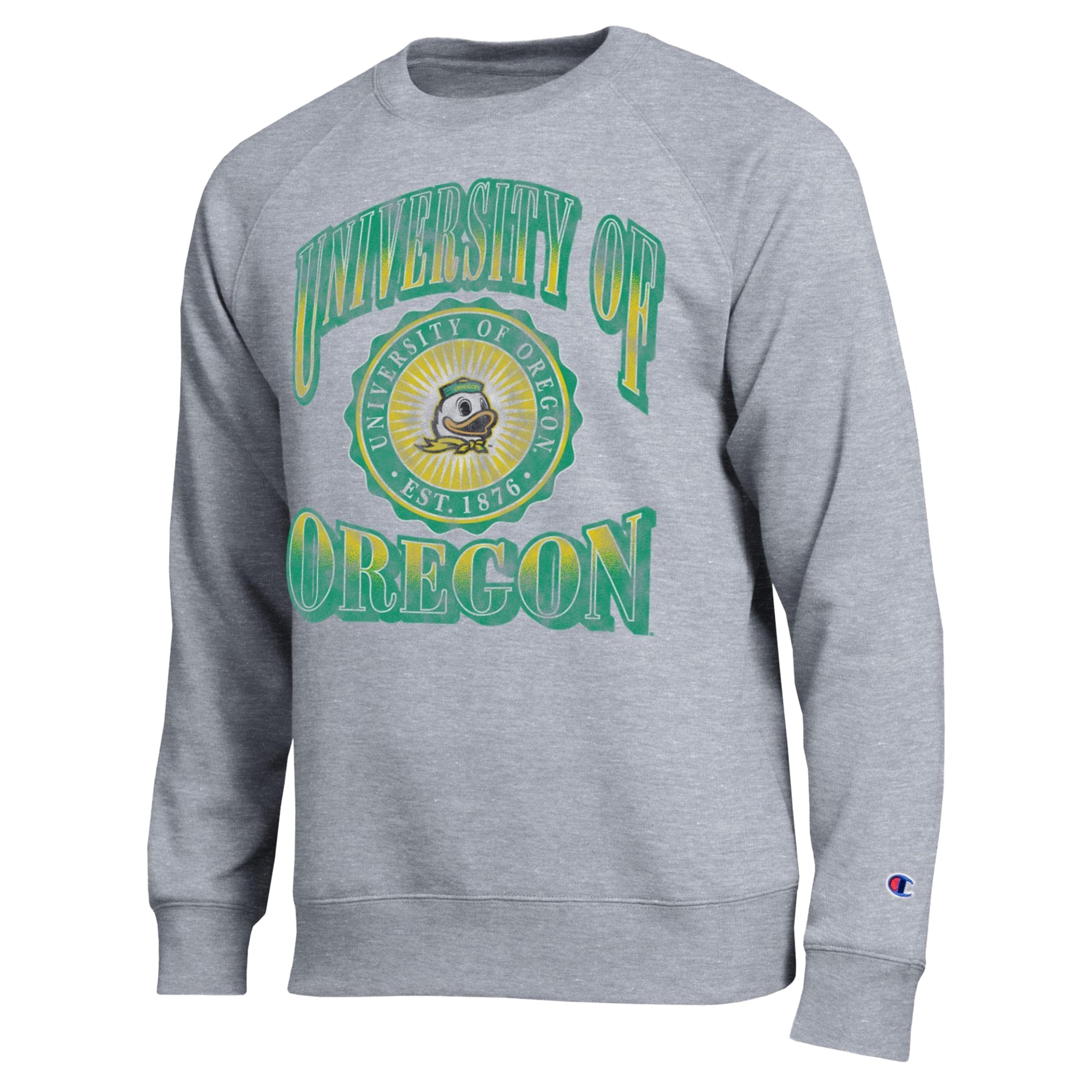 Men's Champion Heather Gray Oregon Ducks All-Star Sweatshirt