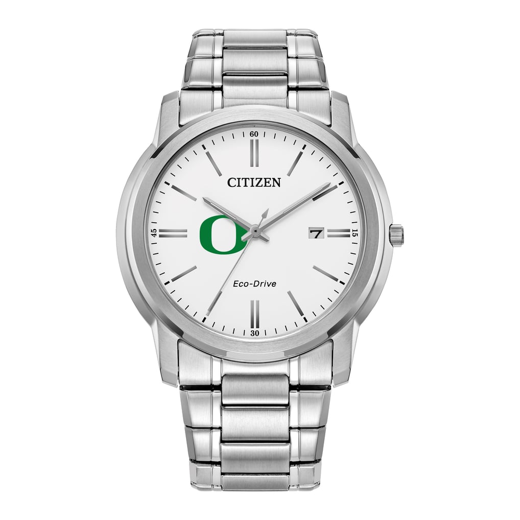 Citizen Eco-Drive Silver Watch with White Dial Amazon.com: Citizen Men main image 2