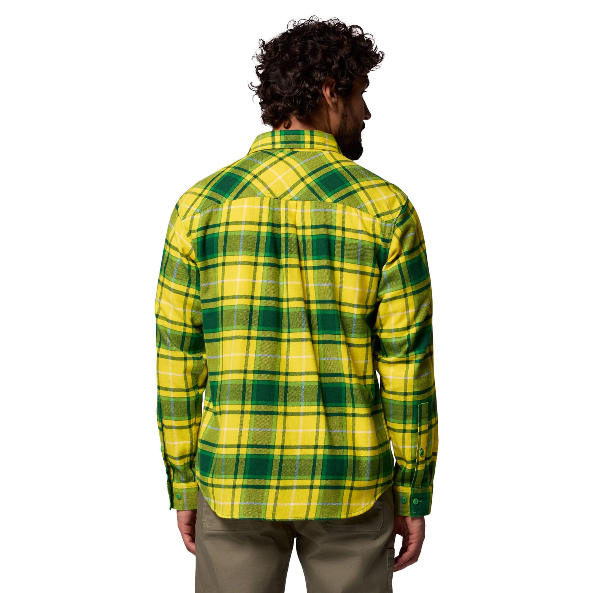 Chemise boutonnée à manches longues en flanelle Omni-Wick pour homme