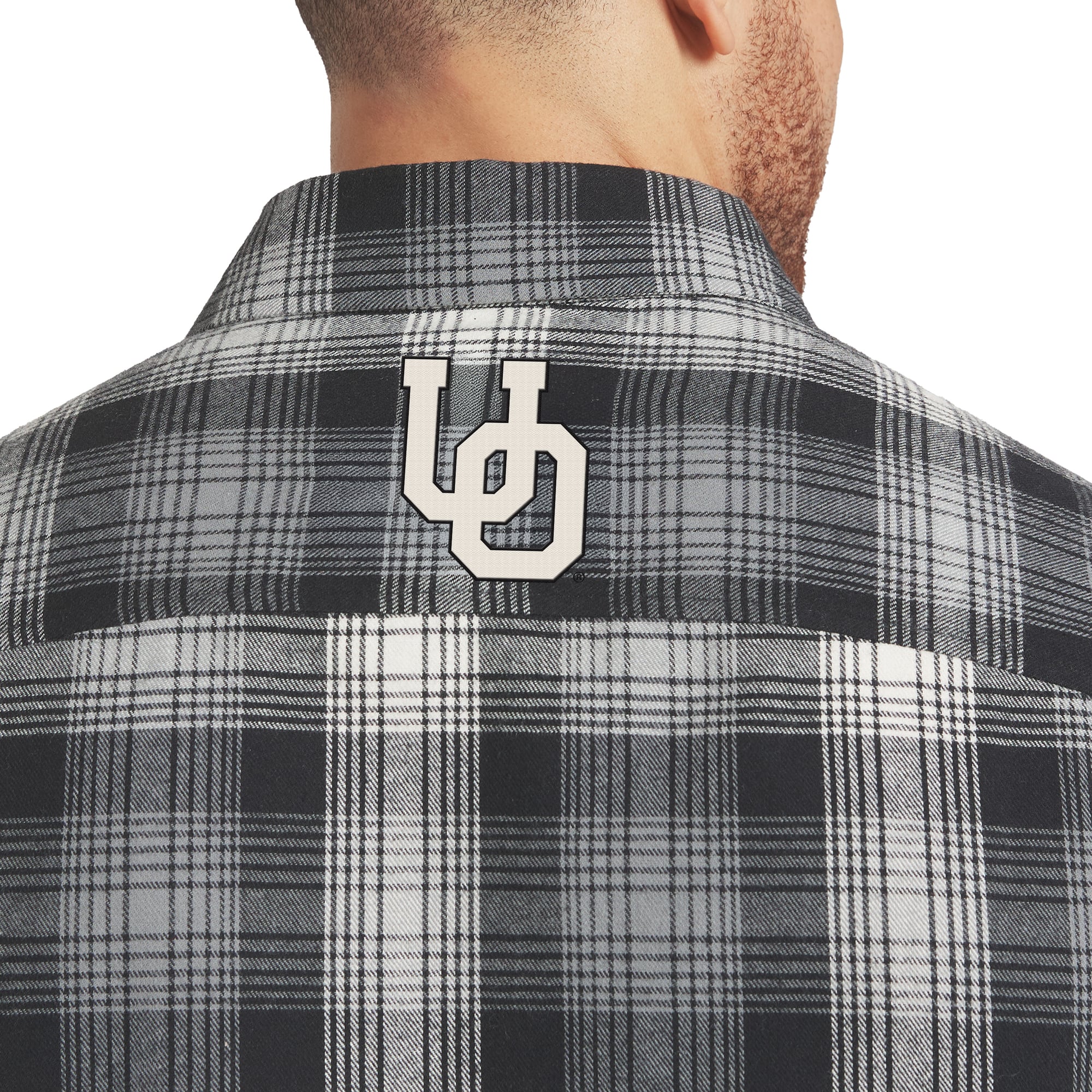Chemise à carreaux noire manches longues et boutons Darius Rucker Collection pour homme par Fanatics Oregon Ducks