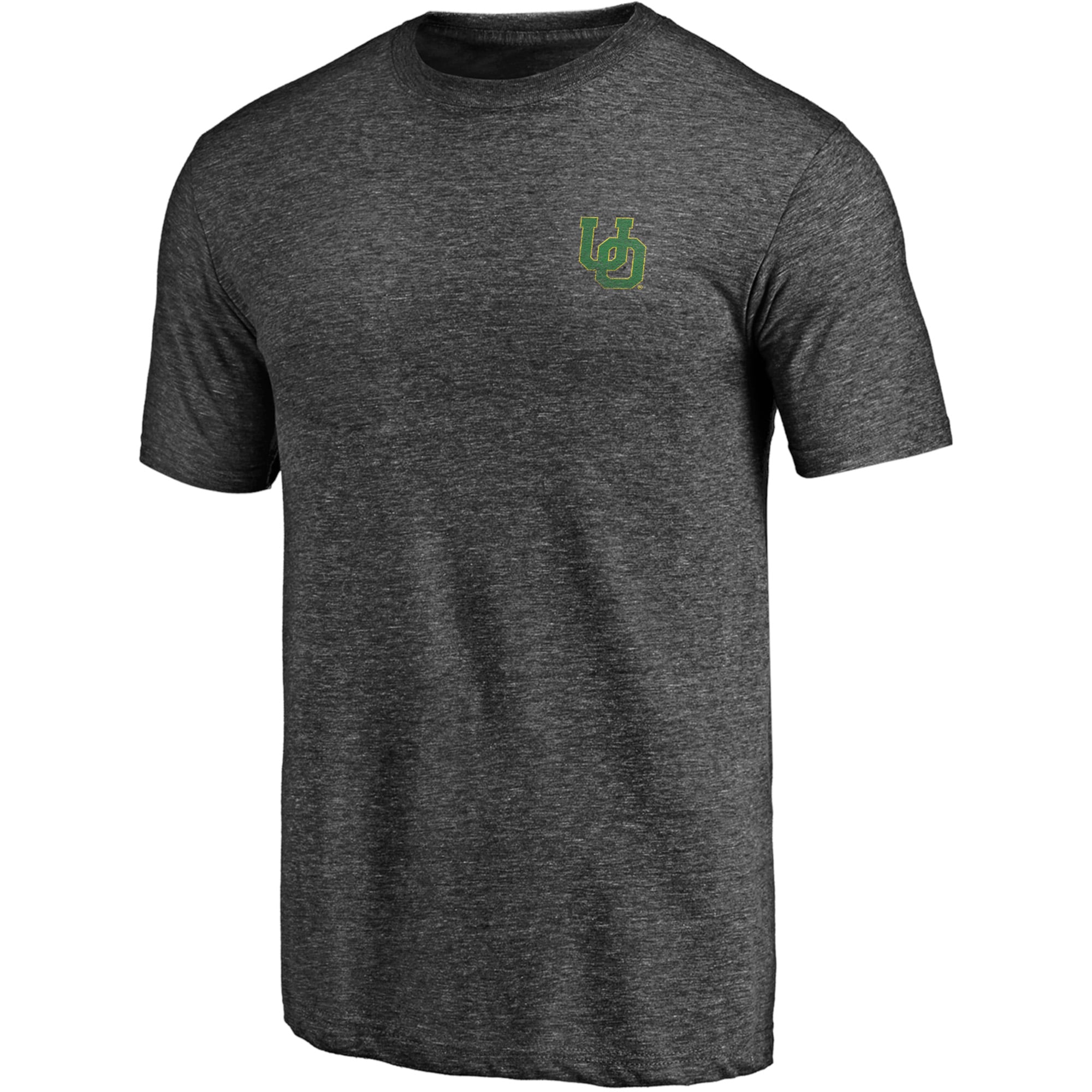 T-shirt ondulé tri-mélange fanatiques pour hommes, charbon de bois chiné, Oregon Ducks