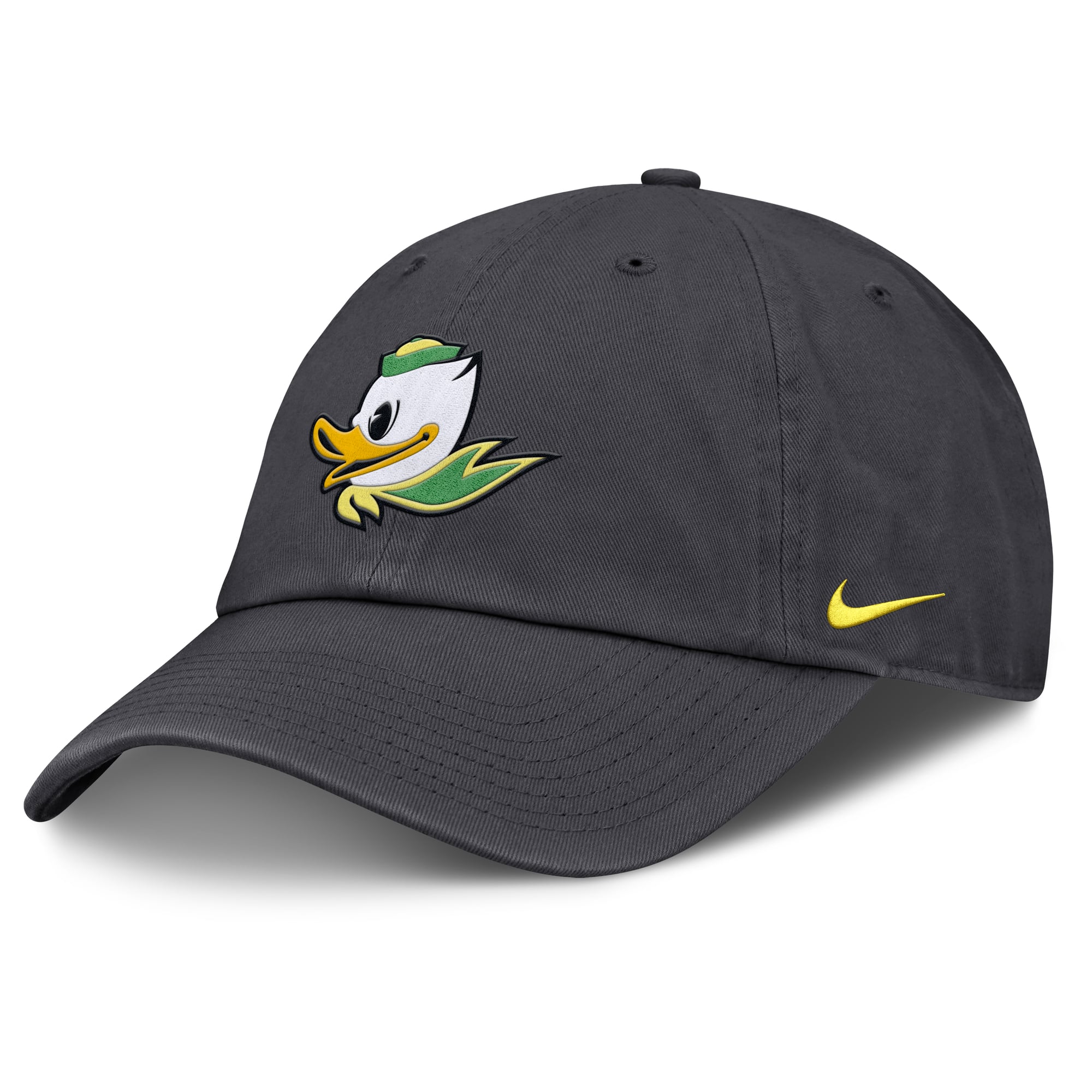 Men's Nike Anthracite Oregon Ducks Club Dri-FIT Adjustable Hat