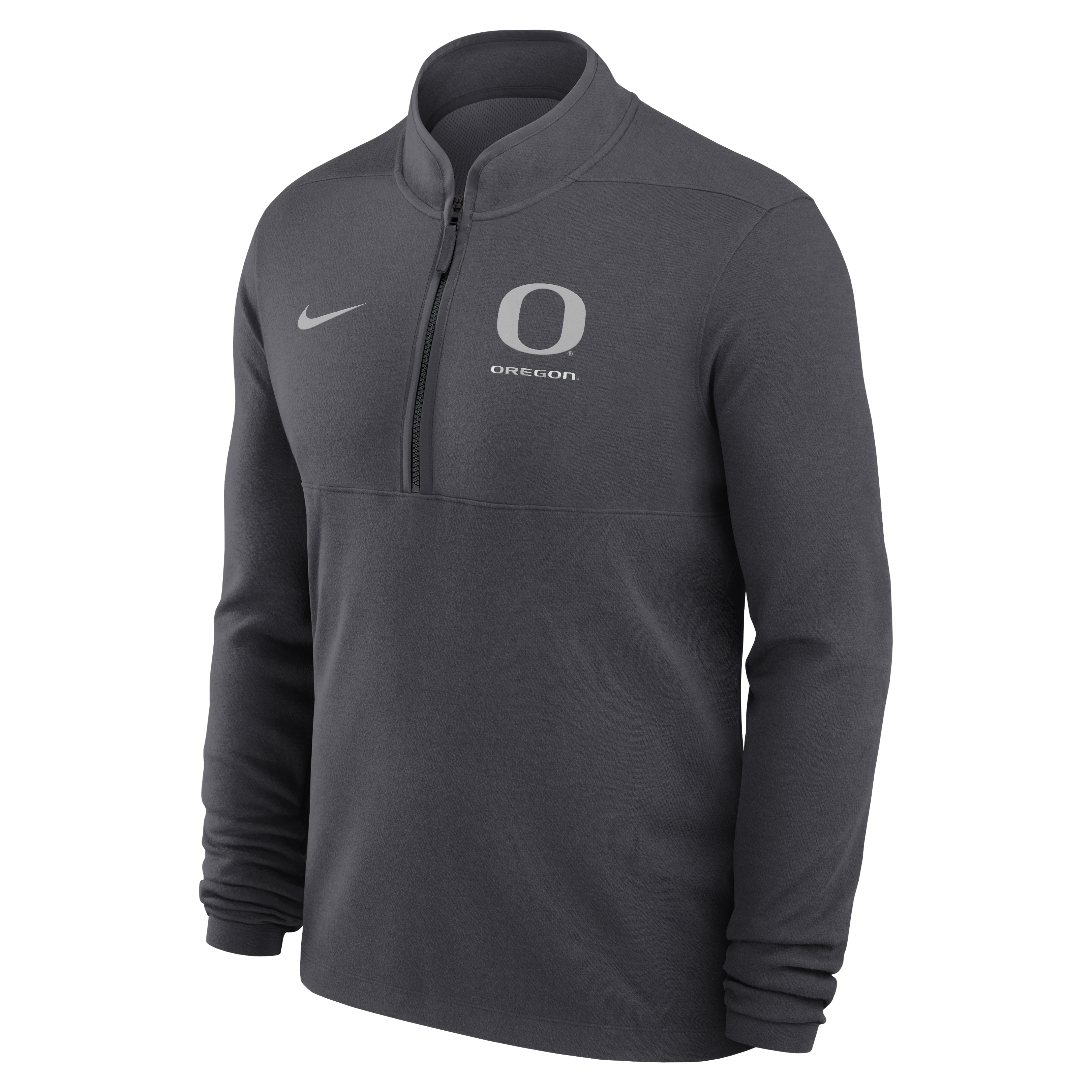 Pull-over Nike Oregon Ducks Dri-FIT Victory demi-zip anthracite pour homme