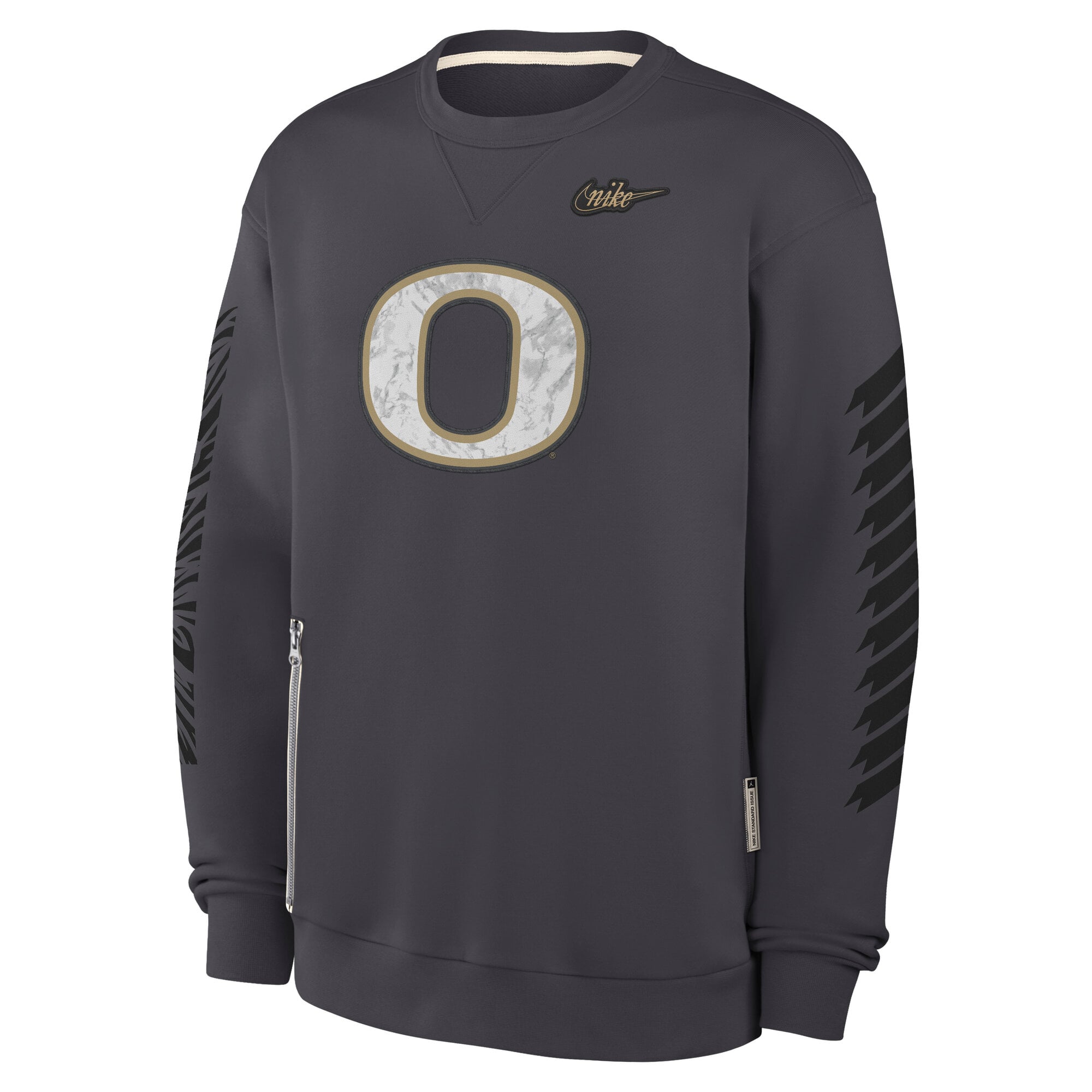 Sweat-shirt Nike Anthracite Oregon Ducks Shoe Duck Fleece pour homme