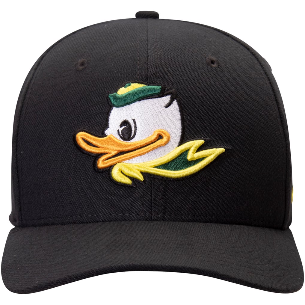 Men's Nike Black Oregon Ducks Classic Logo 99 Swoosh Performance Flex Hat