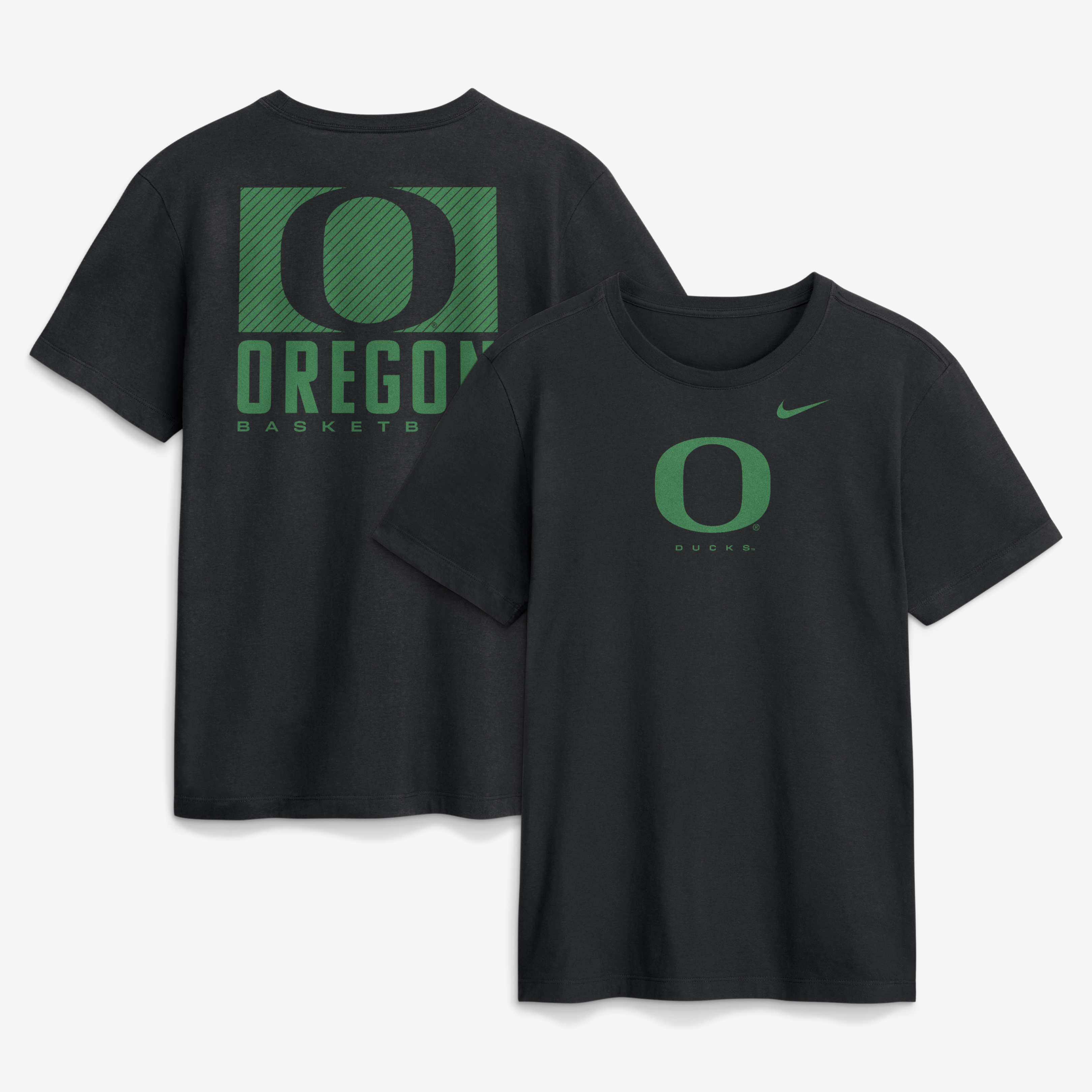 T-shirt Nike Dri-FIT noir pour homme, Oregon Ducks Courtside